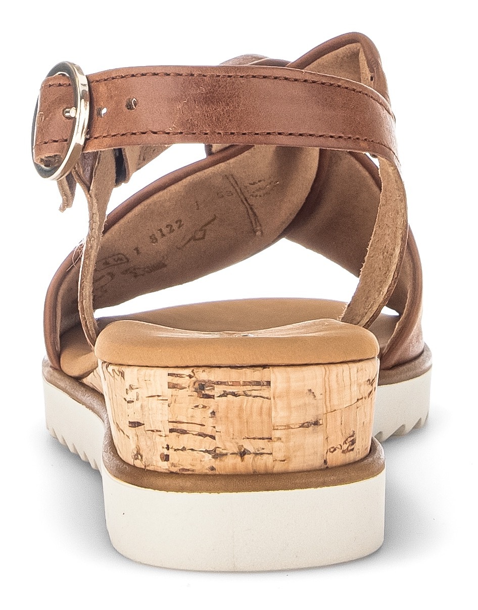 Gabor "GENUA", Keilabsatz, Sommerschuh, Riemchensandale in Komfortweite G ( günstig online kaufen