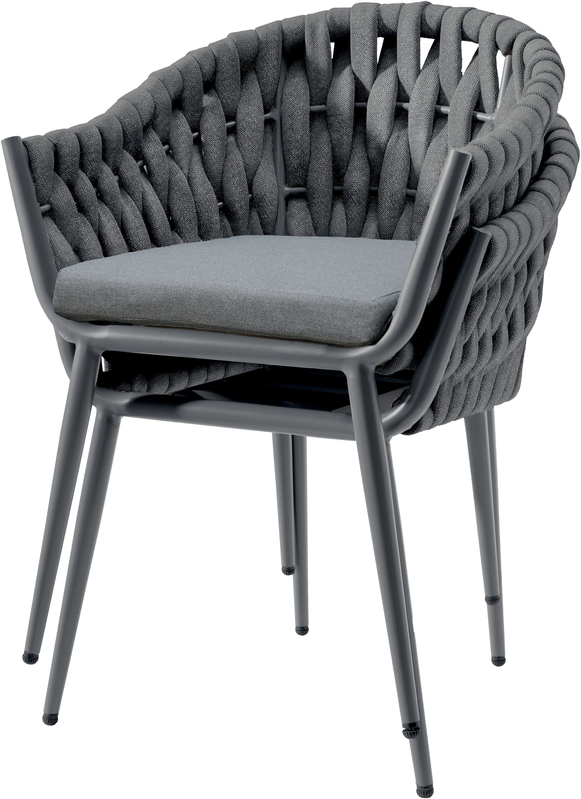 Destiny Garten-Essgruppe »MOLINO SAN MARINO Essgruppe 4 Se + Tisch OV 180x90cm holzf.« Set, 