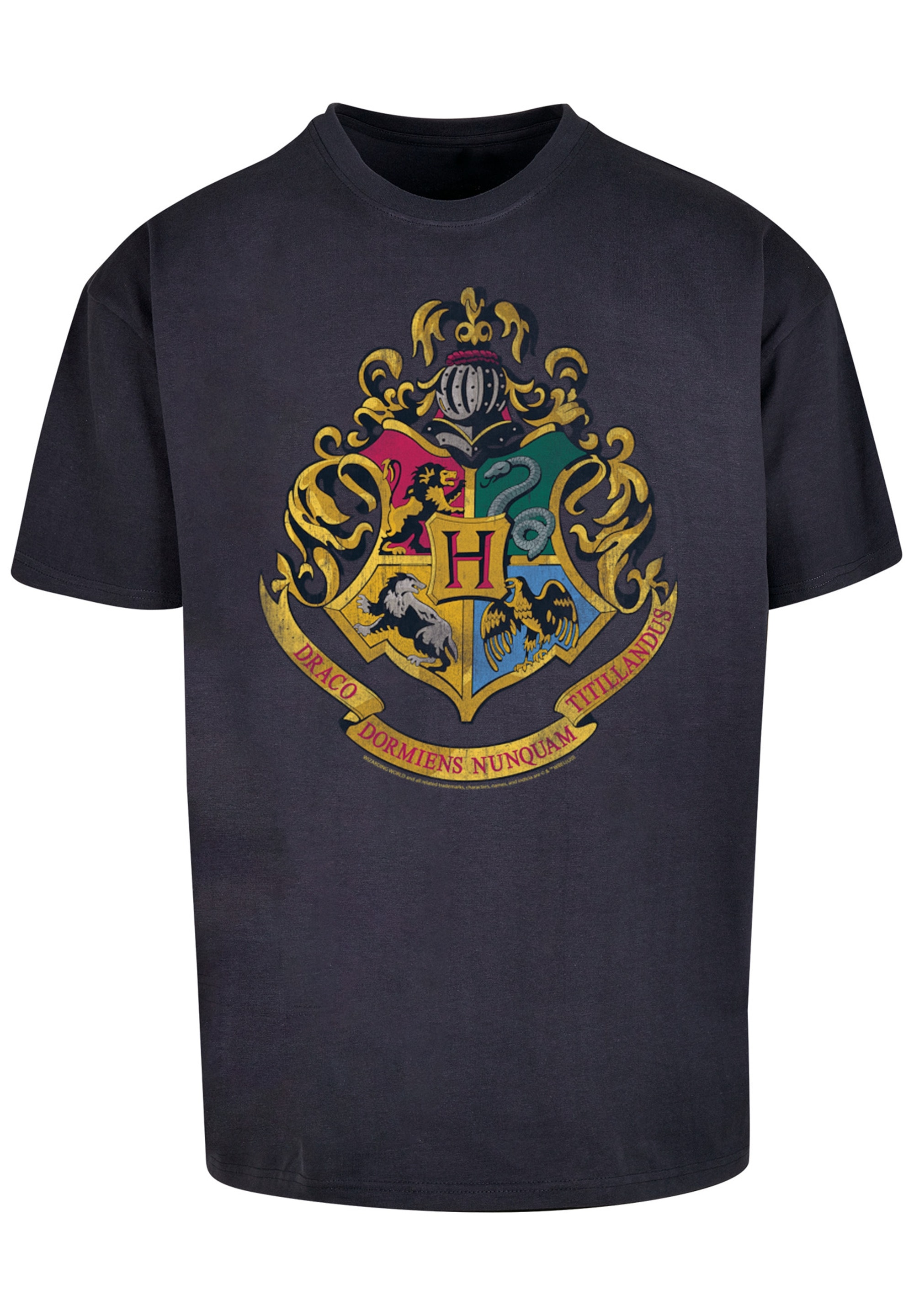 F4NT4STIC T-Shirt "Harry Potter Distressed Hogwarts Crest", Print günstig online kaufen