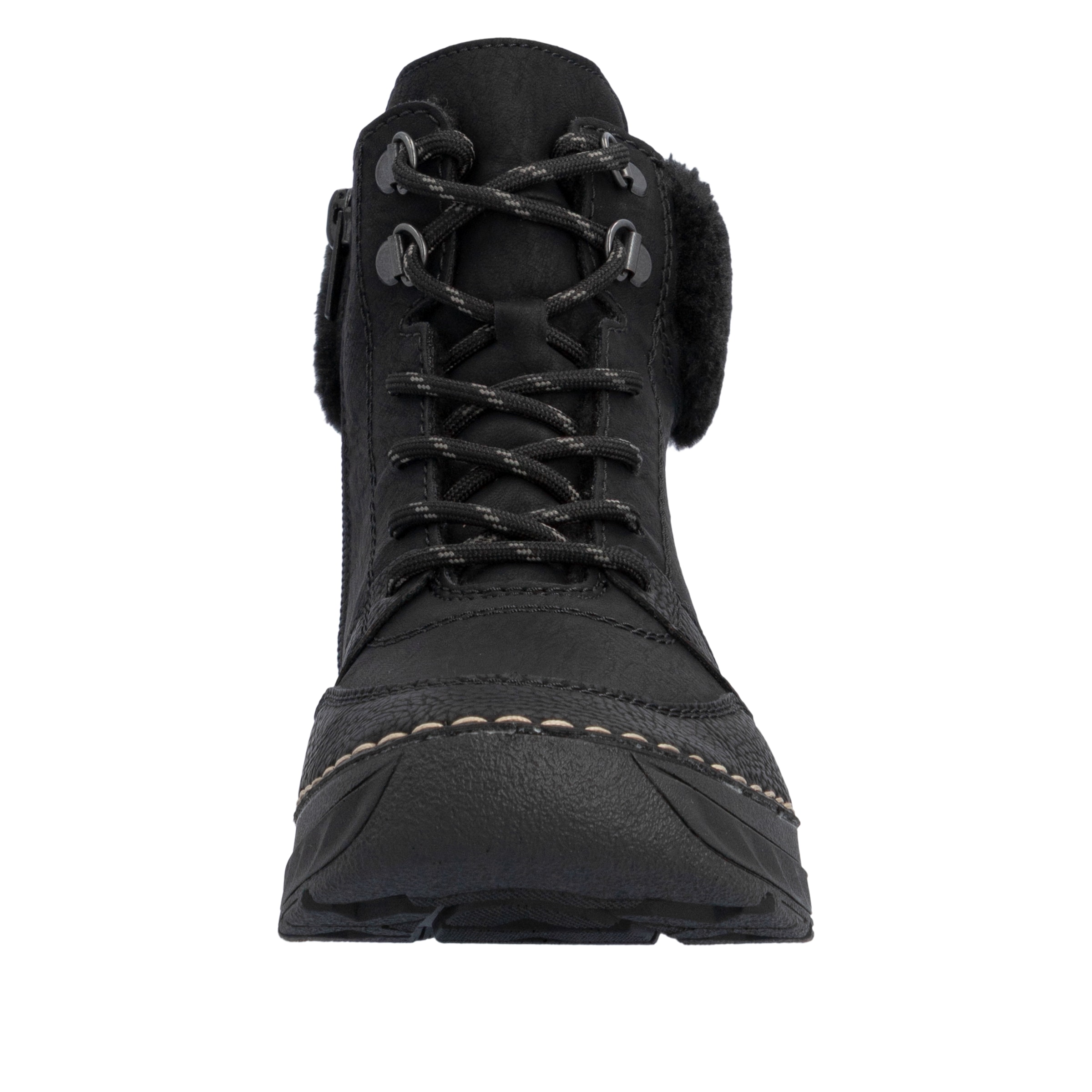 Rieker Schnürboots  High Top-Sneaker, Herbstschuh mit seitlicher Logoprägung