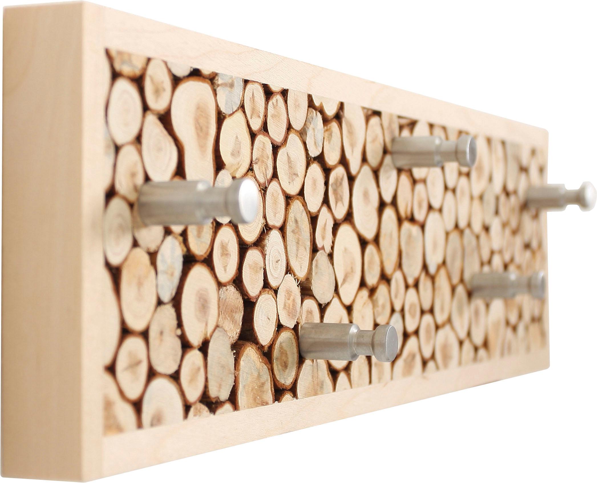 Thumbnail - Woodman Garderobenpaneel "Kamsti" mit 5 Haken, FSC-zertifiziert