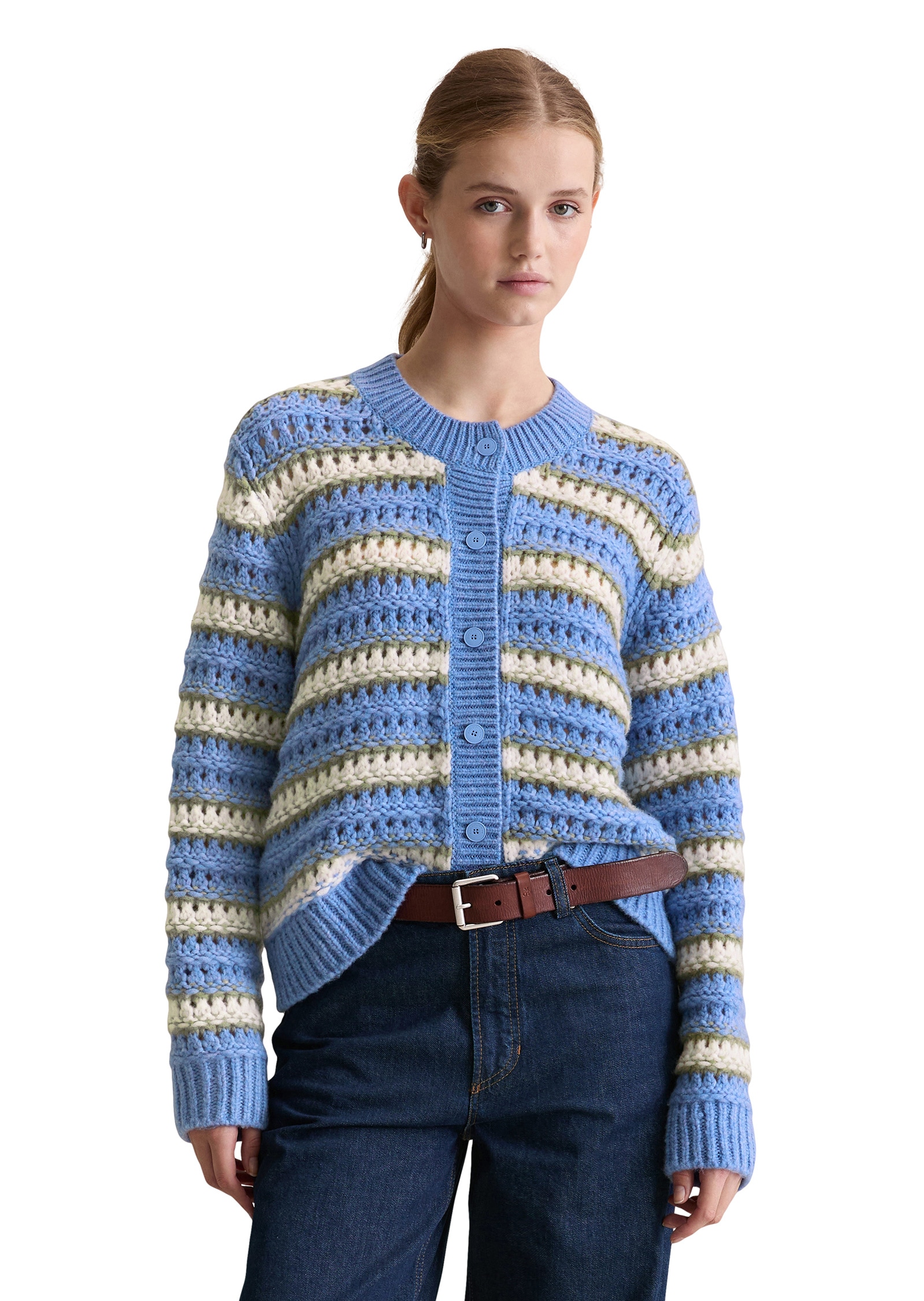 Marc OPolo DENIM Cardigan "aus softem Schurwolle-Mix" günstig online kaufen