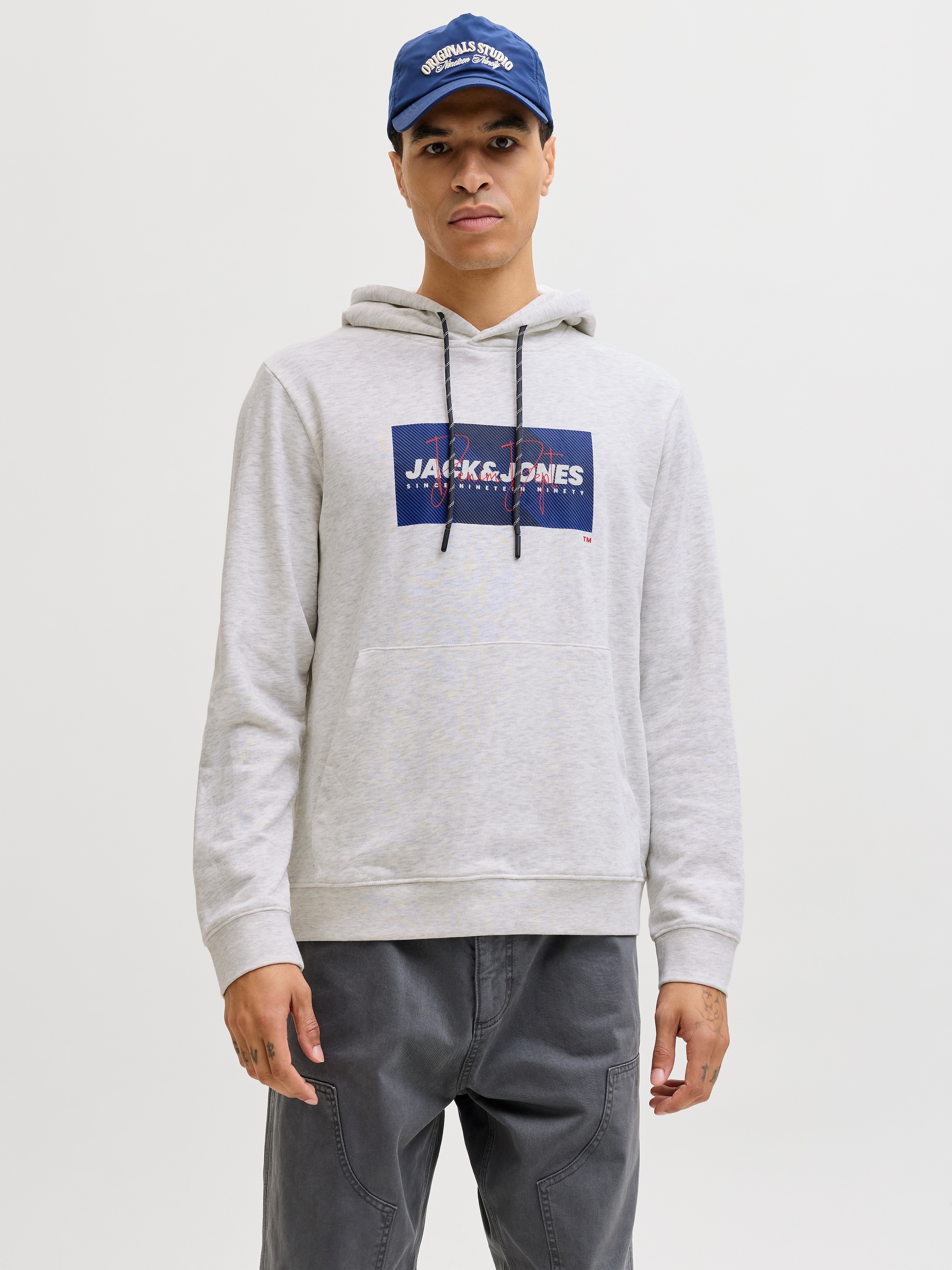 Jack & Jones Kapuzensweatshirt "JJCOLE PRINT SWEAT HOOD UNB" günstig online kaufen
