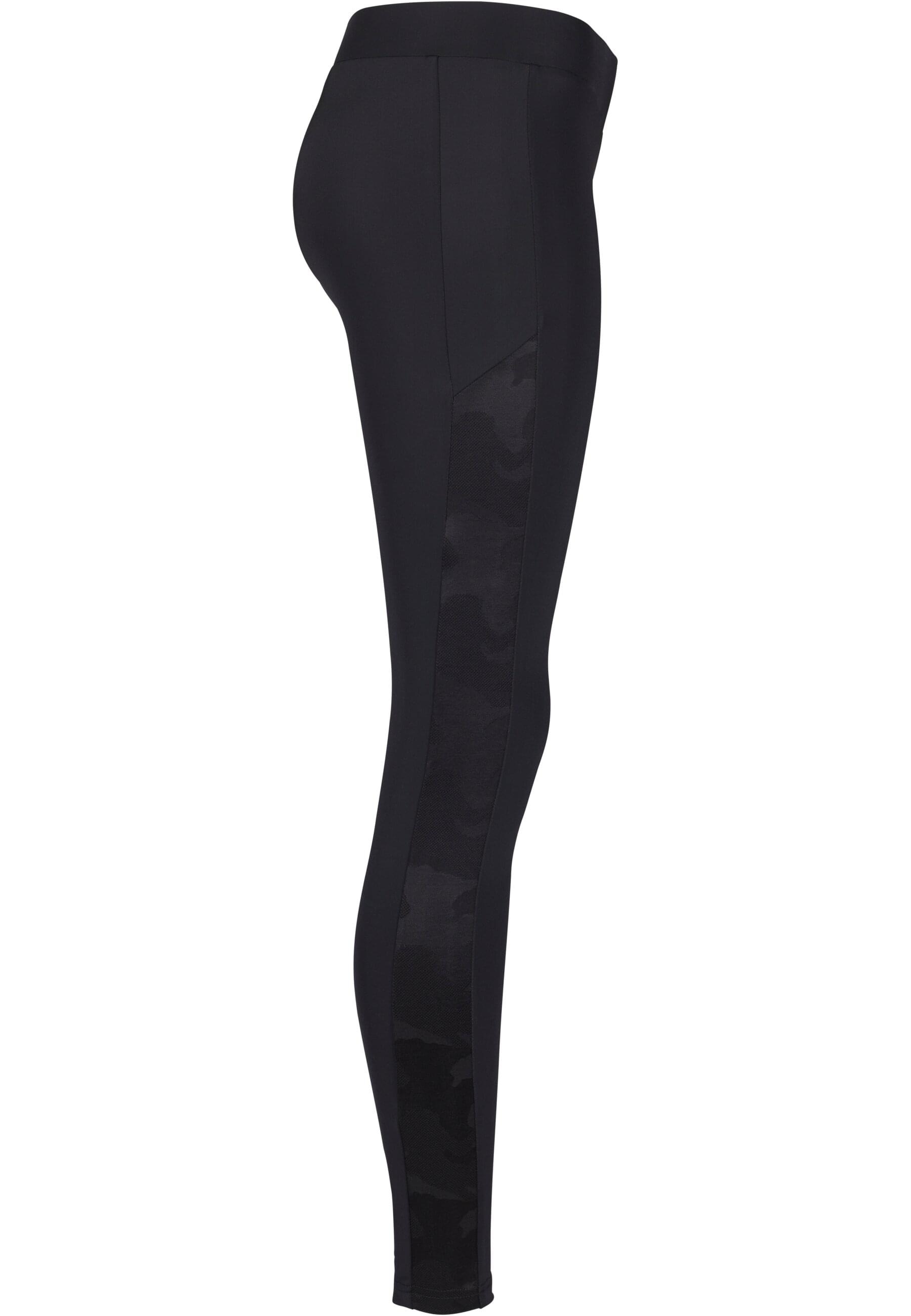 URBAN CLASSICS Leggings »Urban Classics Damen Ladies Jacquard Camo Striped Leggings«, (1 tlg.)