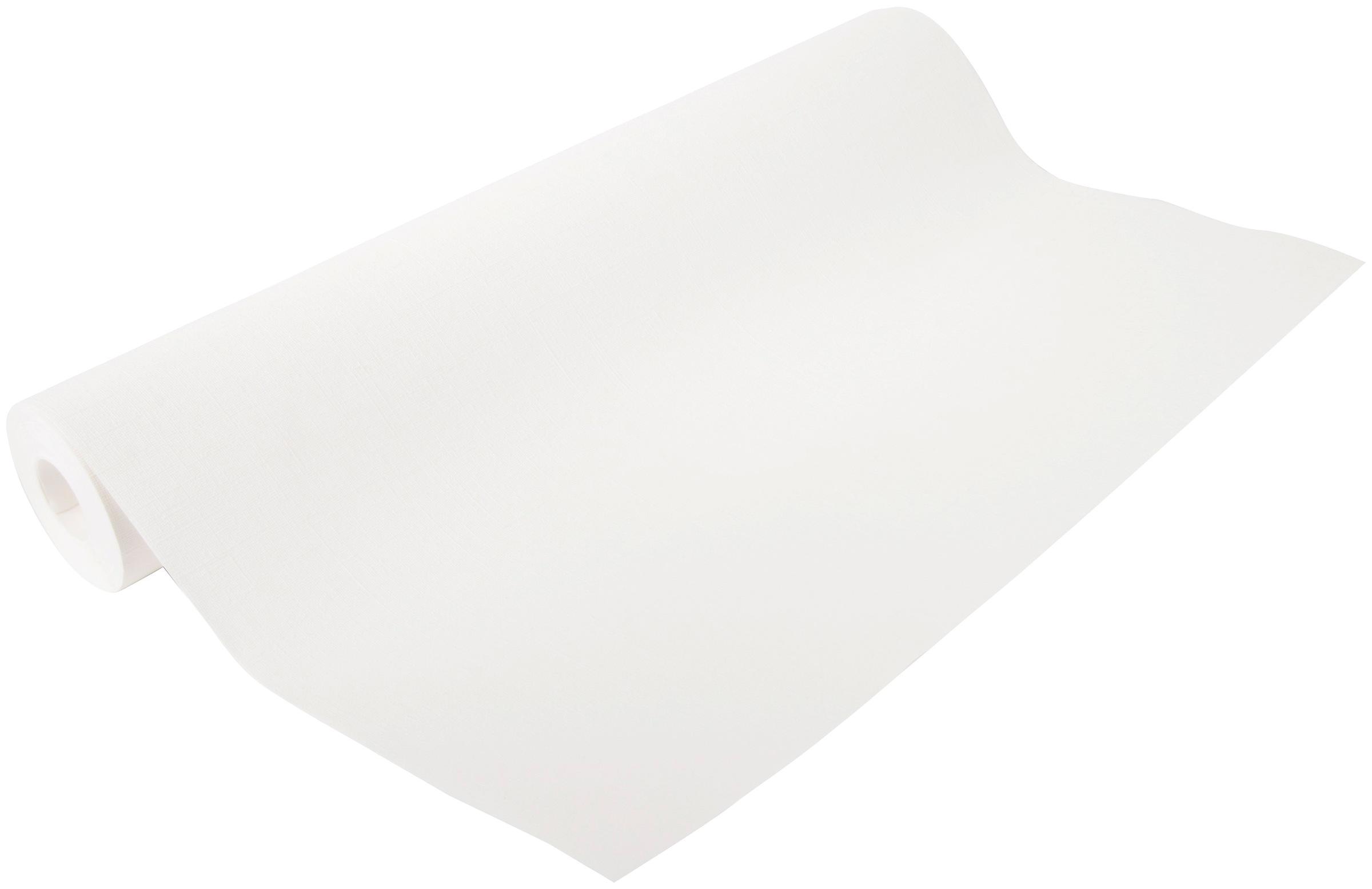 Superfresco Easy Vliestapete, uni, Uni Weiß - 10m x 52 cm