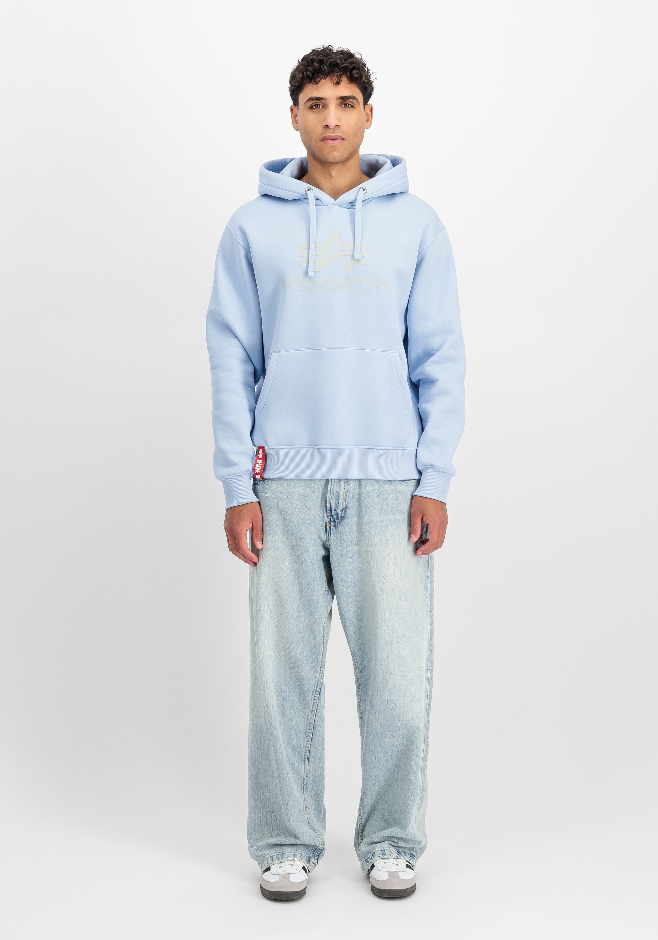 Alpha Industries Basic Hoodie Arctic Blue 3