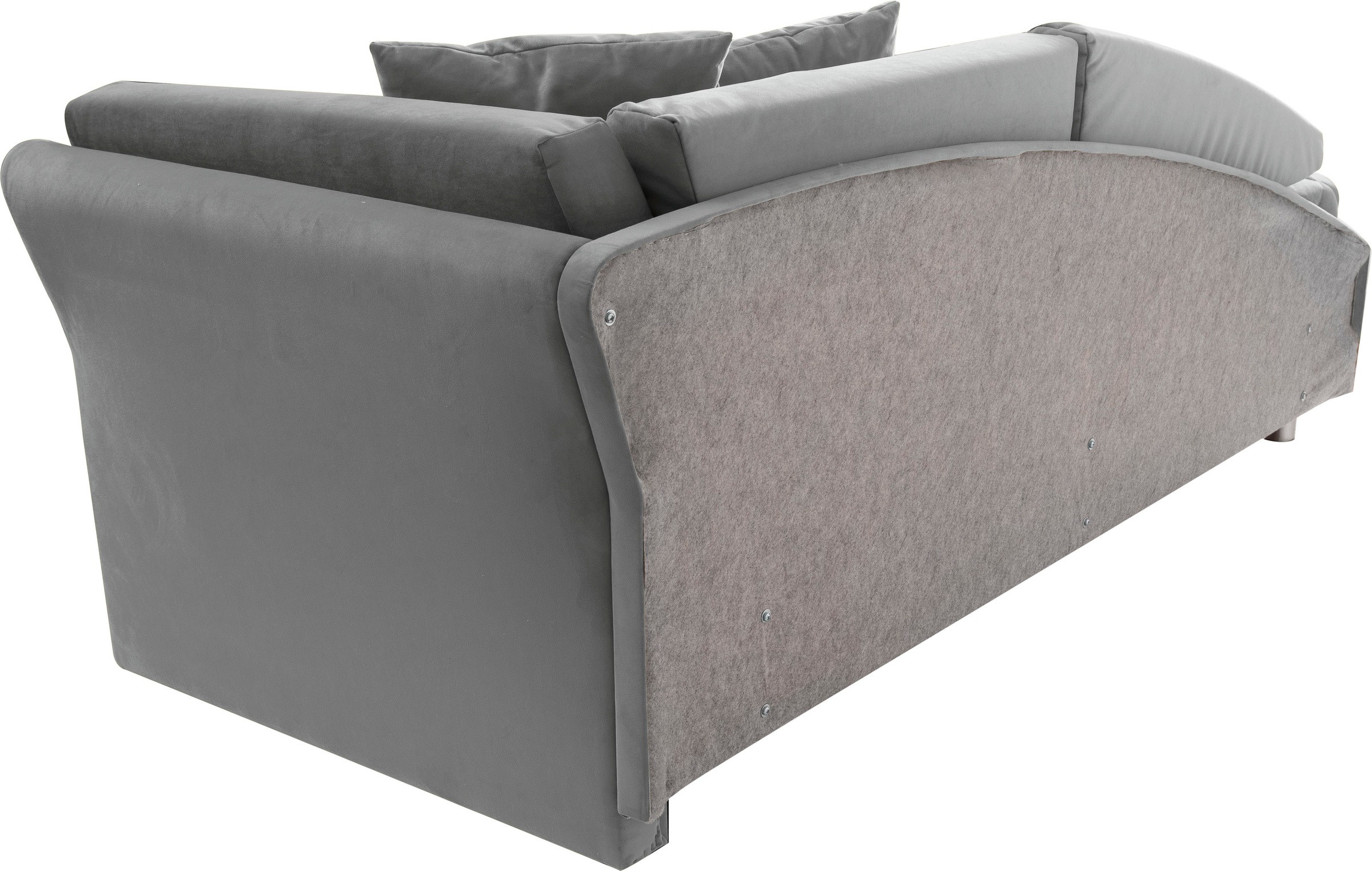 alina Schlafsofa, Bettkasten, Zierkissen-Set aus: 2 Stk. 40x40cm, 1 Stk. 30x30cm