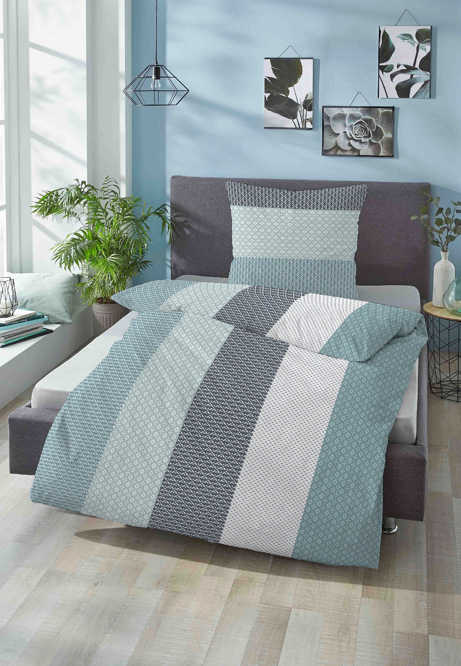 Castell - Markenbettwäsche Bettwäsche "Amira" 2 Stk. tlg. absolut bügelfrei günstig online kaufen