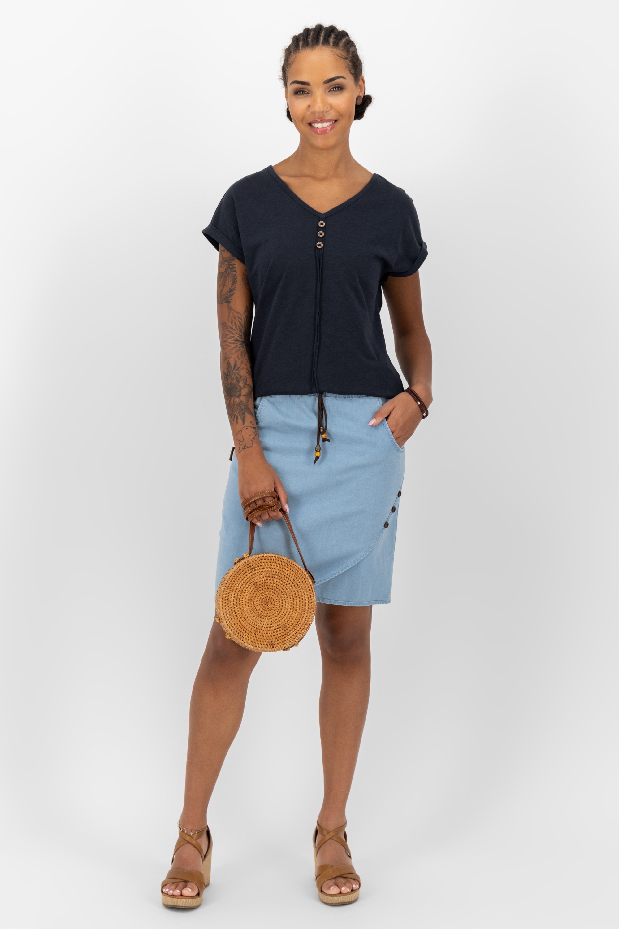 Alife & Kickin Rundhalsshirt »Damen AnaisAK A«