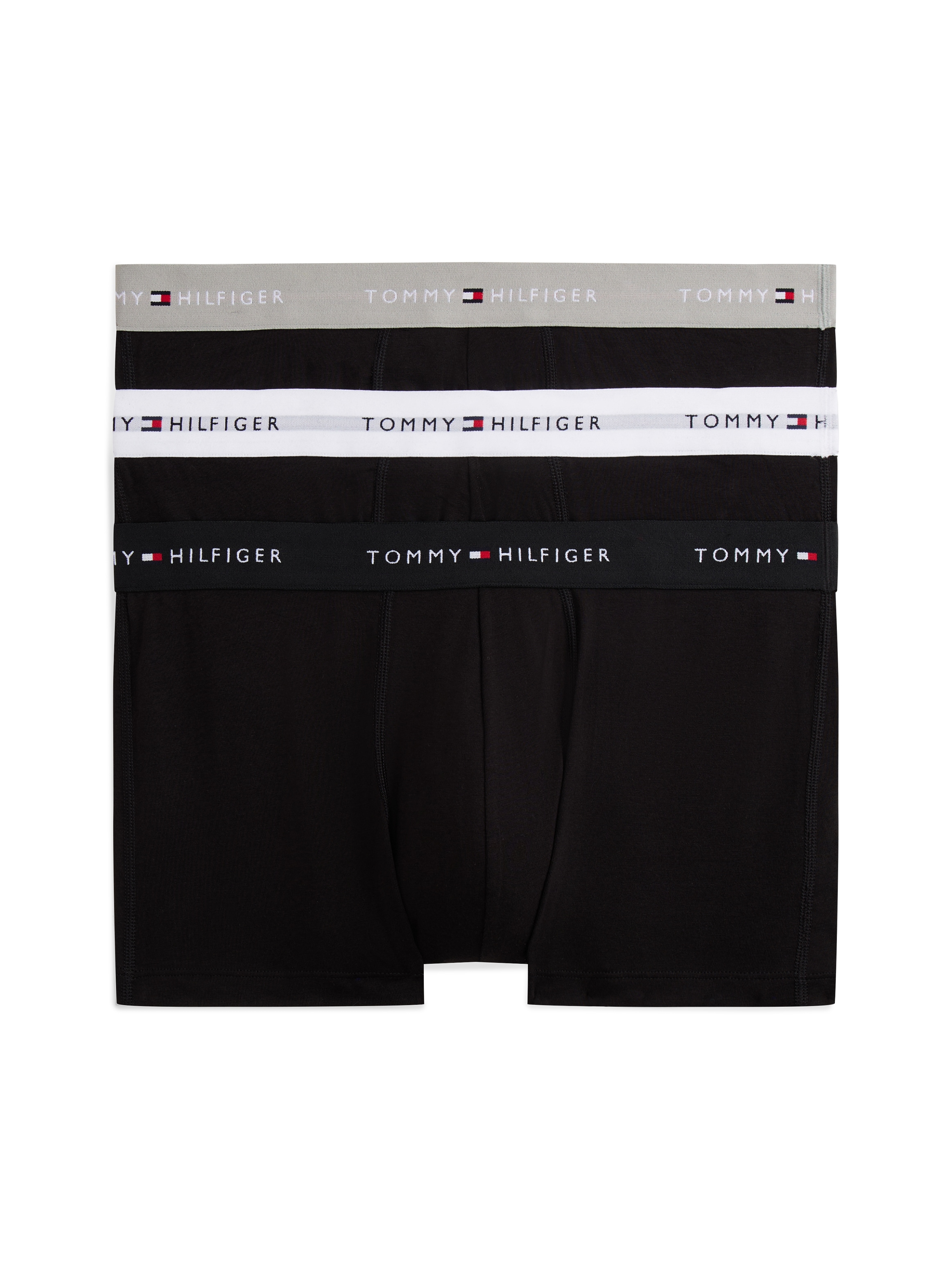 Tommy Hilfiger Underwear Trunk "TRUNK 3 PACK" 3 Stk. mit kontrastfarbenem L günstig online kaufen