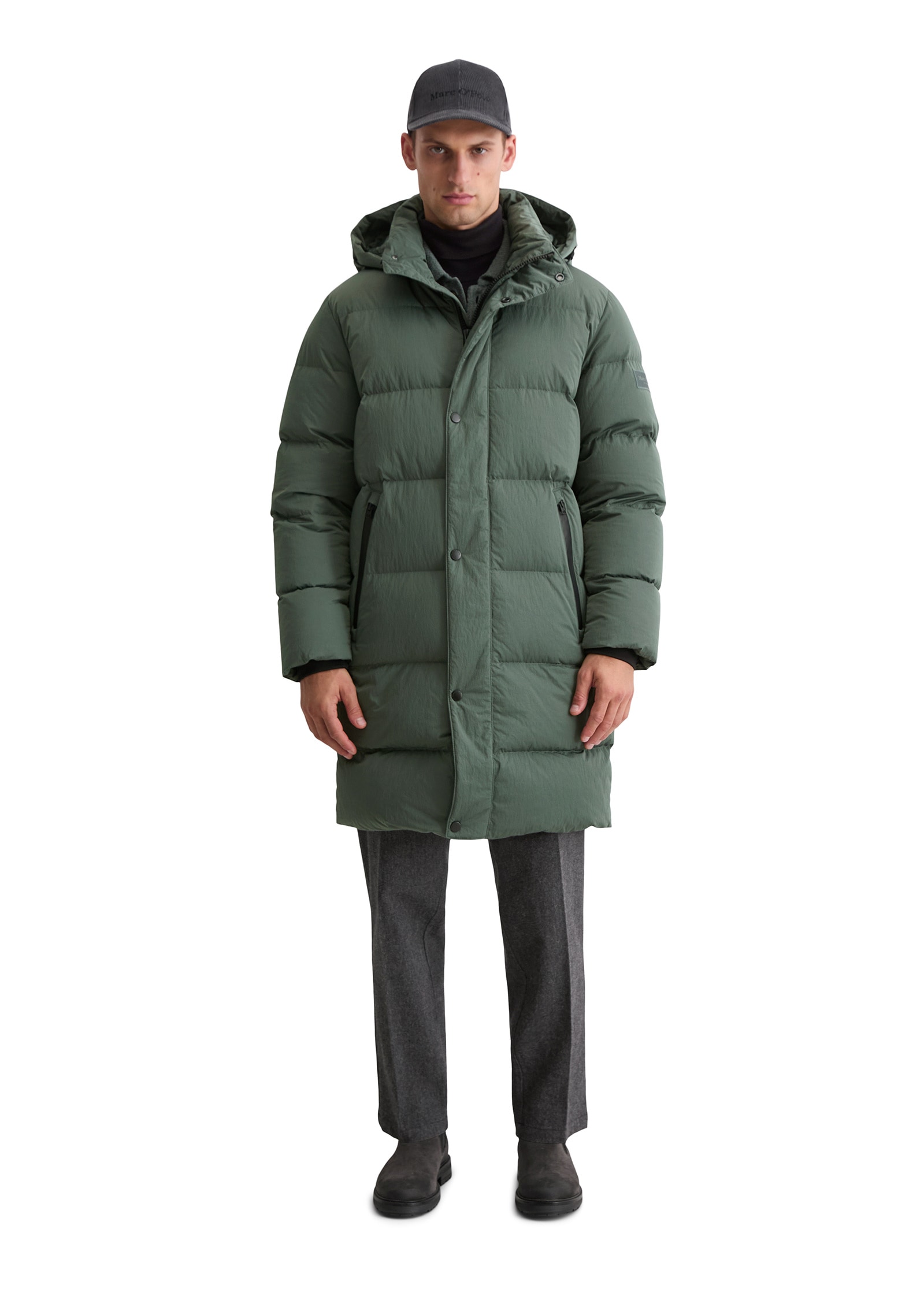 Marc O'Polo Outdoorjacke »mit abnehmbarer Kapuze«