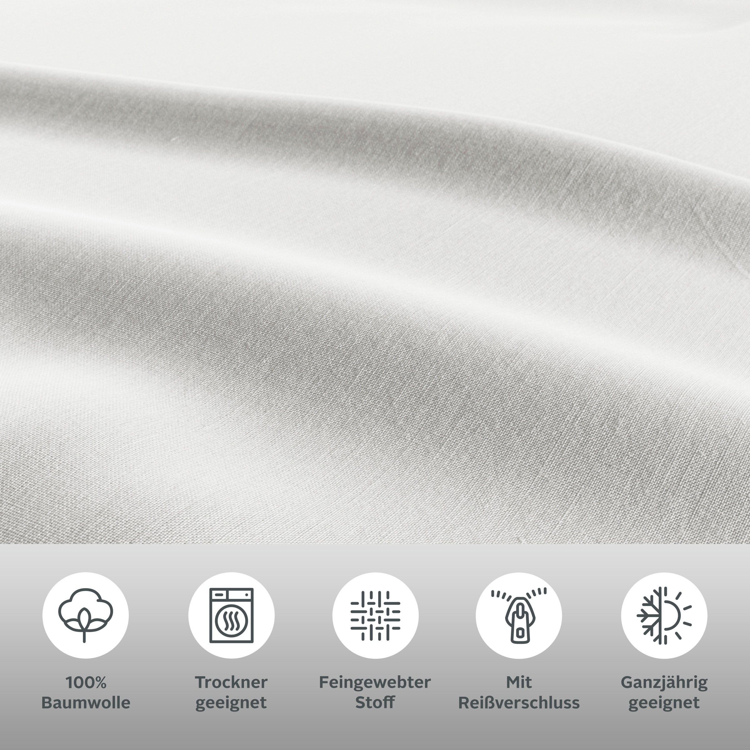 Thumbnail - OTTO home Bettwäsche "Luisa" 2 Stk. tlg. 100% Baumwolle, ab Gr. 135x200, auch in PREMIUM Qualitäten erhältlich