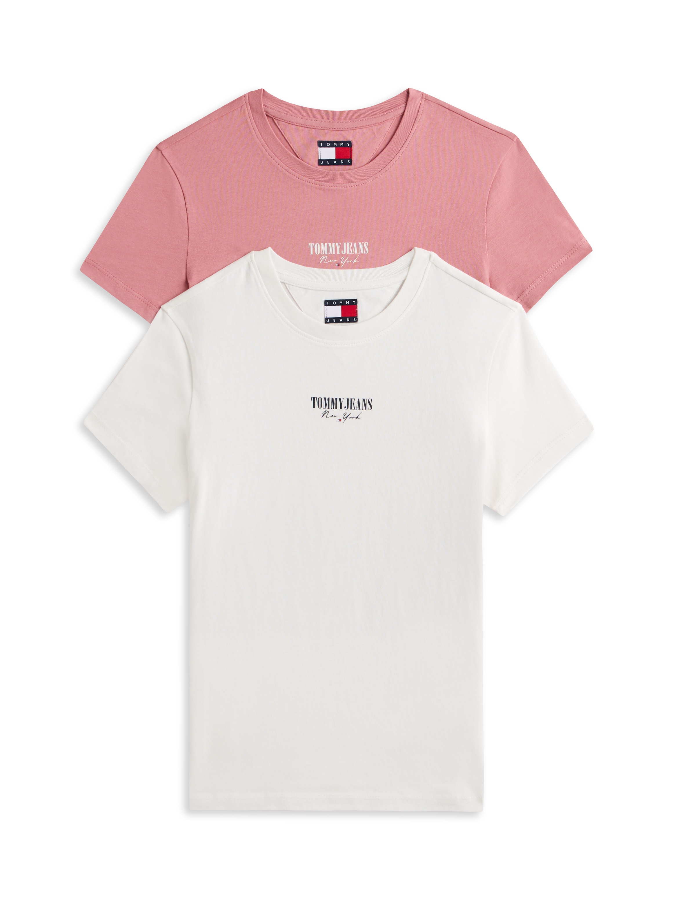 Tommy Jeans Kurzarmshirt "TJW 2PACK ESSENTIAL LOGO 2 TEE", (Packung, 2 tlg. günstig online kaufen