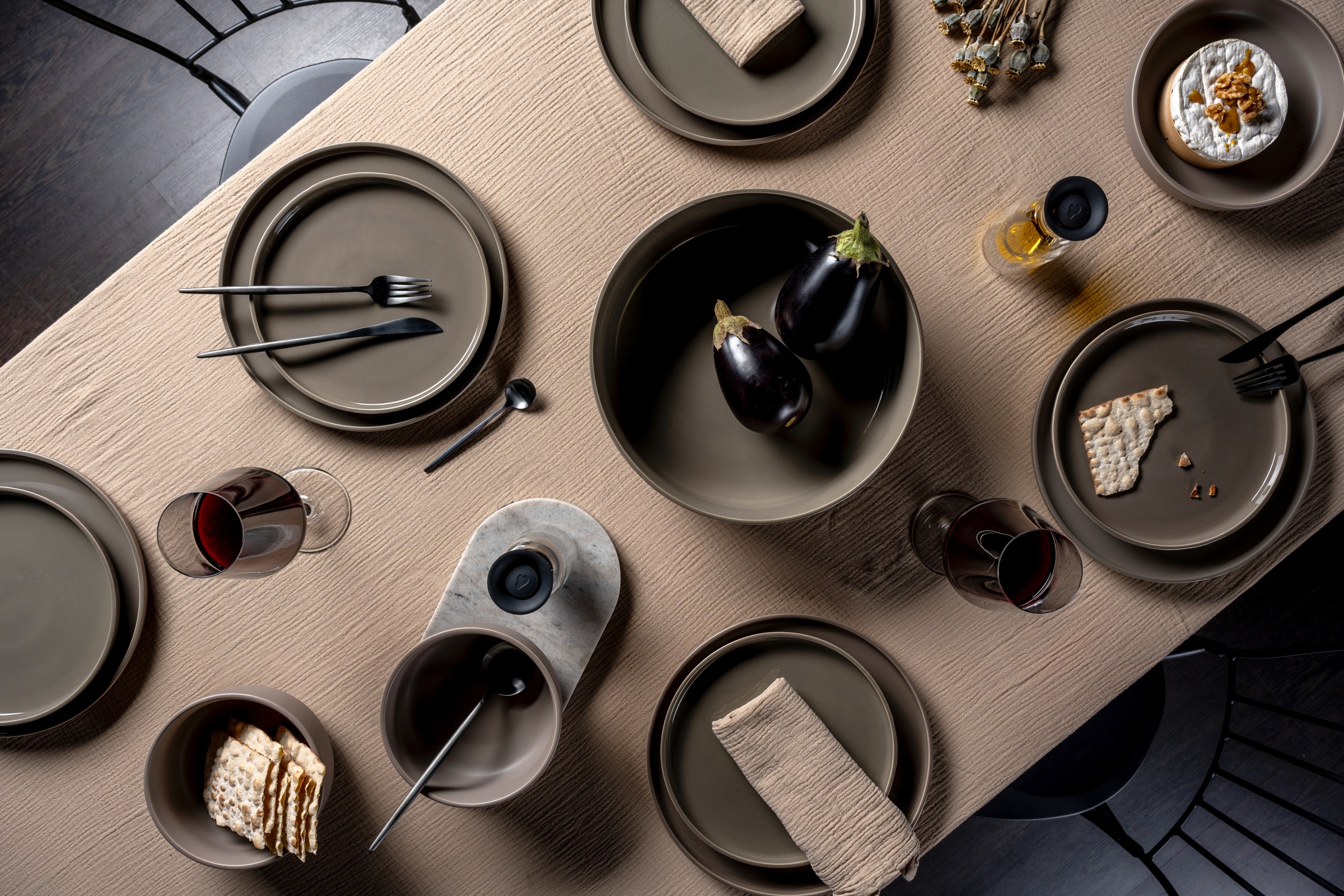 Thumbnail - LEONARDO Schale "Keramikschale ROMA, 29 cm" 1 Stk. aus Keramik spülmaschinengeeignet