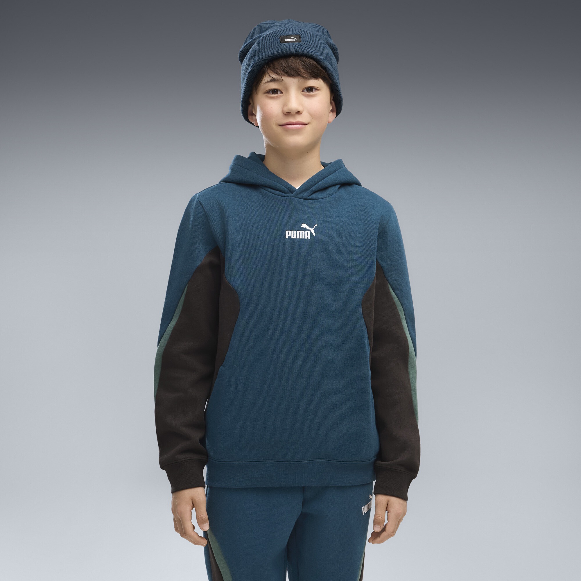 PUMA Hoodie »Essentials Colourblocked Hoodie Jungen«
