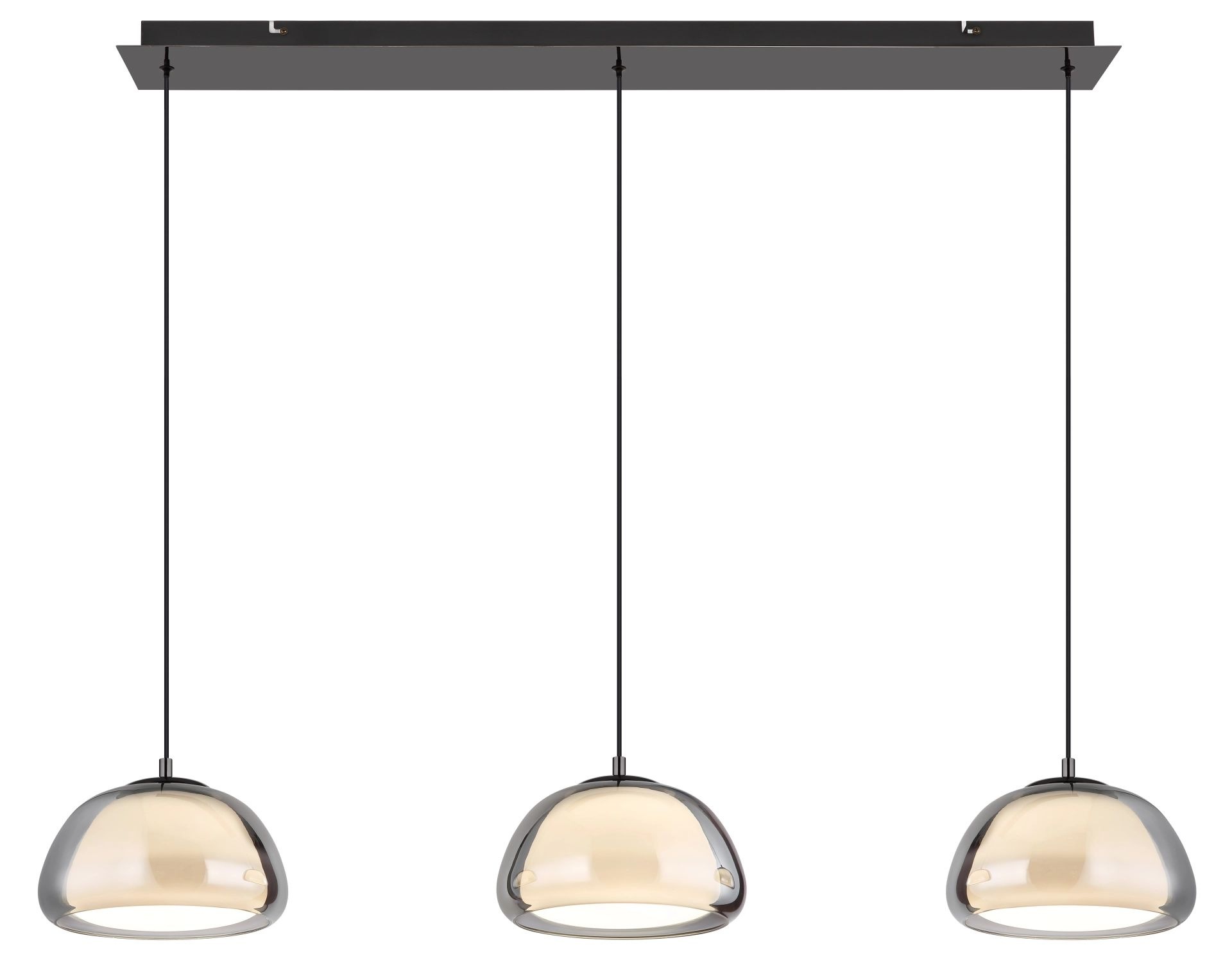 GLOBO LIGHTING LED-Hängeleuchte »AVILA«, Leuchtmittel LED-Modul | LED fest integriert, Pendelleuchte, Esstisch, Essbereich, Wohnzimmer, kürzbar, Glas