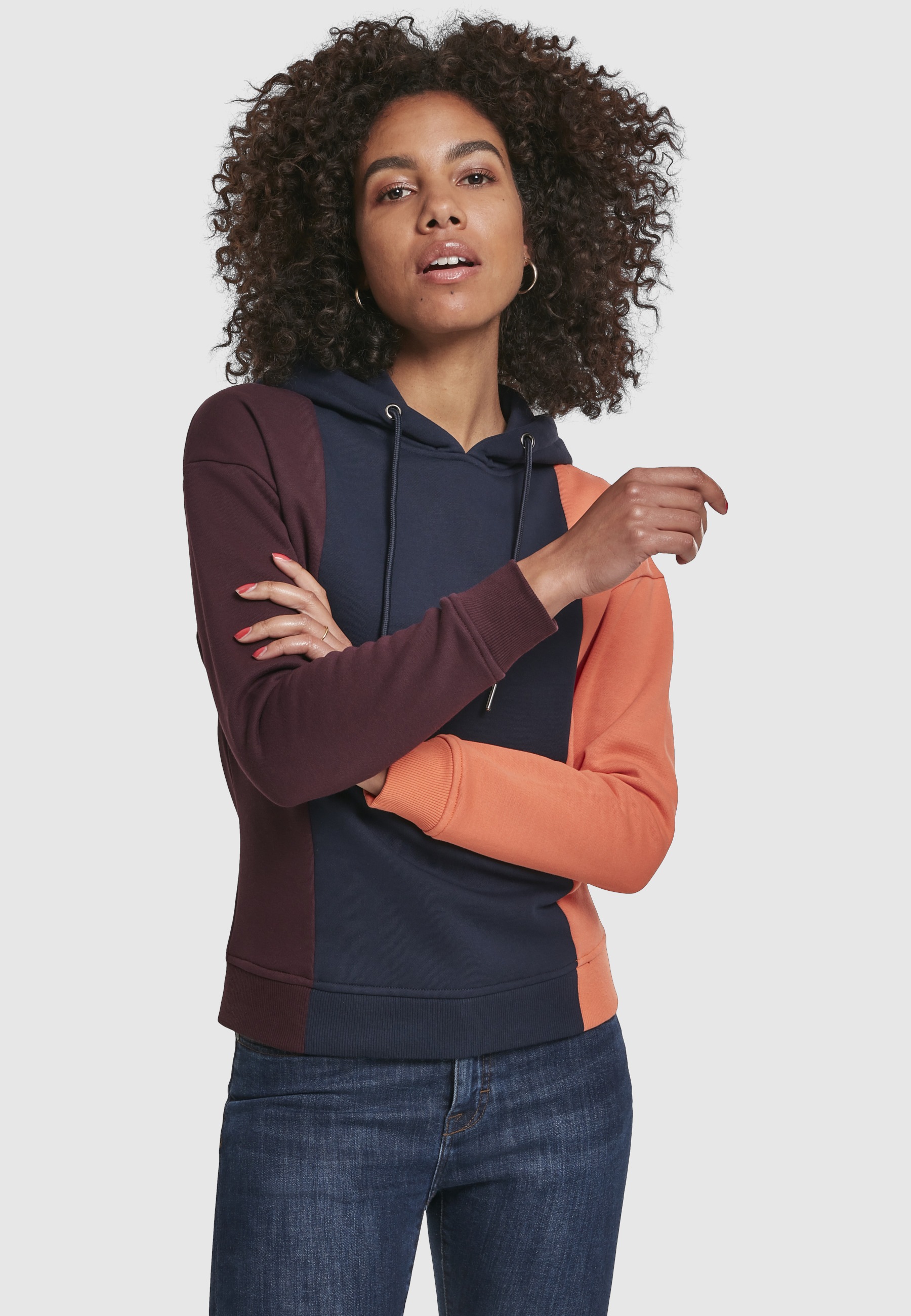 URBAN CLASSICS Sweatshirt »Urban Classics Damen Ladies Tripple Hoody«, 1 Stk.
