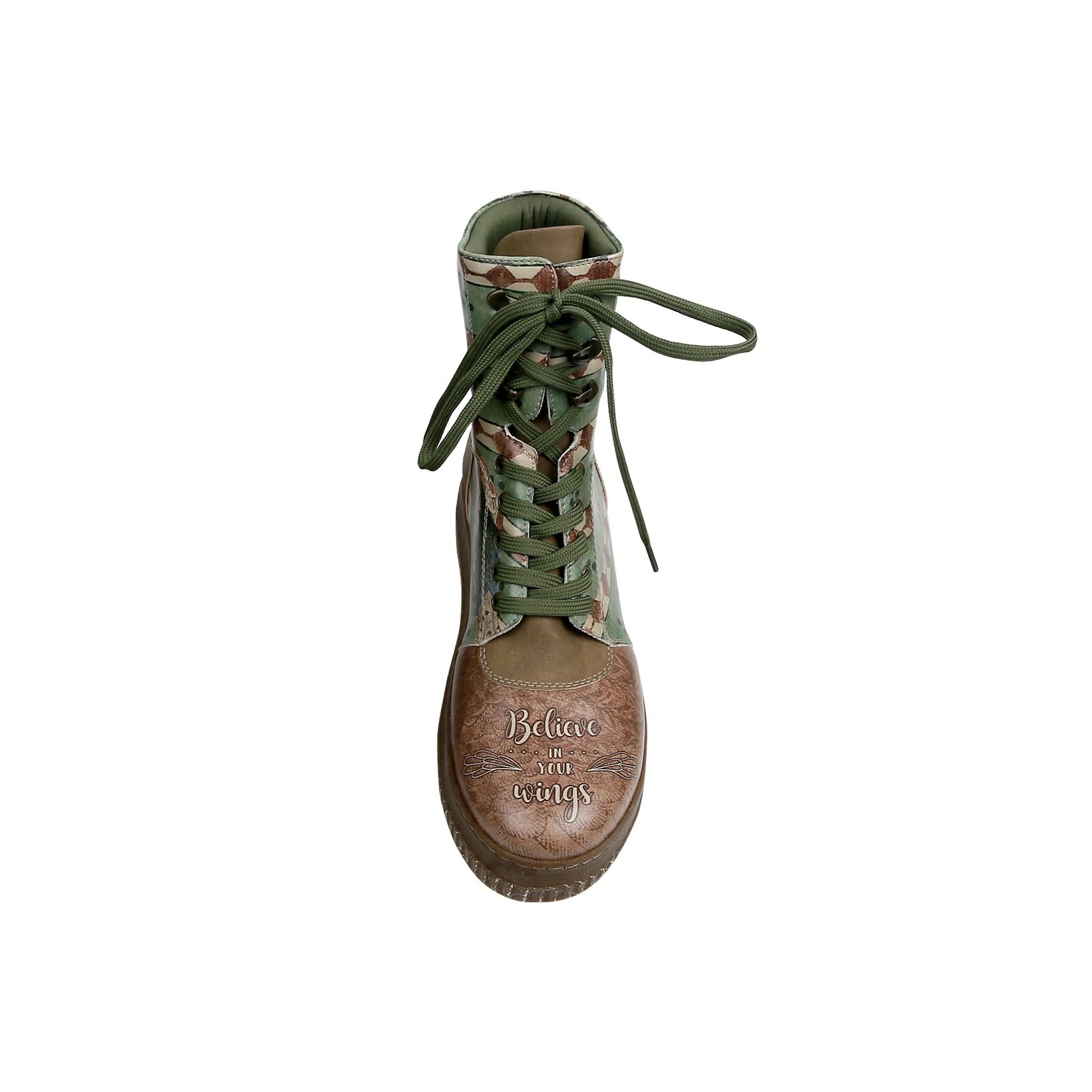 DOGO Schnürboots »Believe in Your Wings«, Vegan