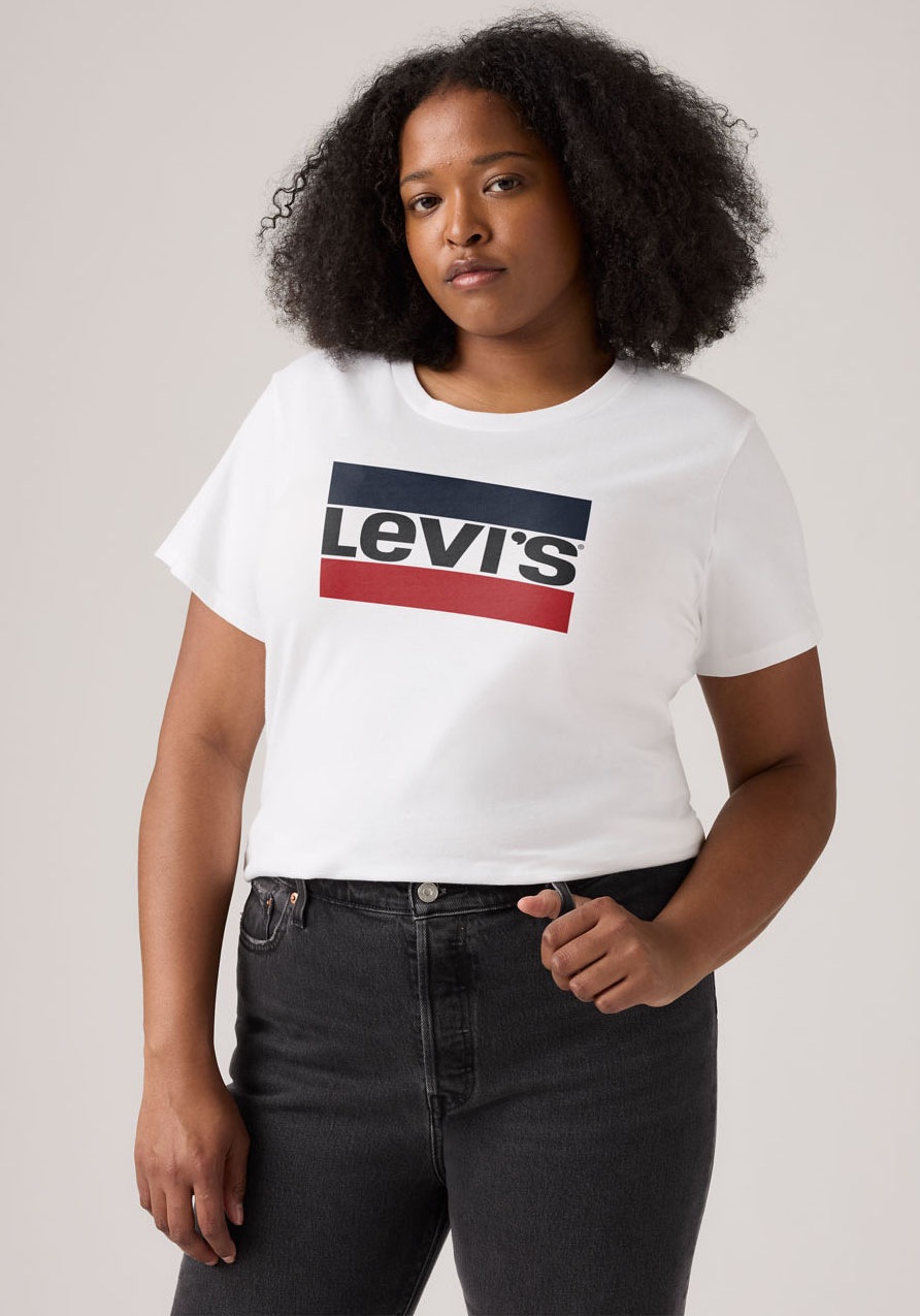 Levis Plus T-Shirt "LSE PL PERFECT TEE" mit Logo Print günstig online kaufen