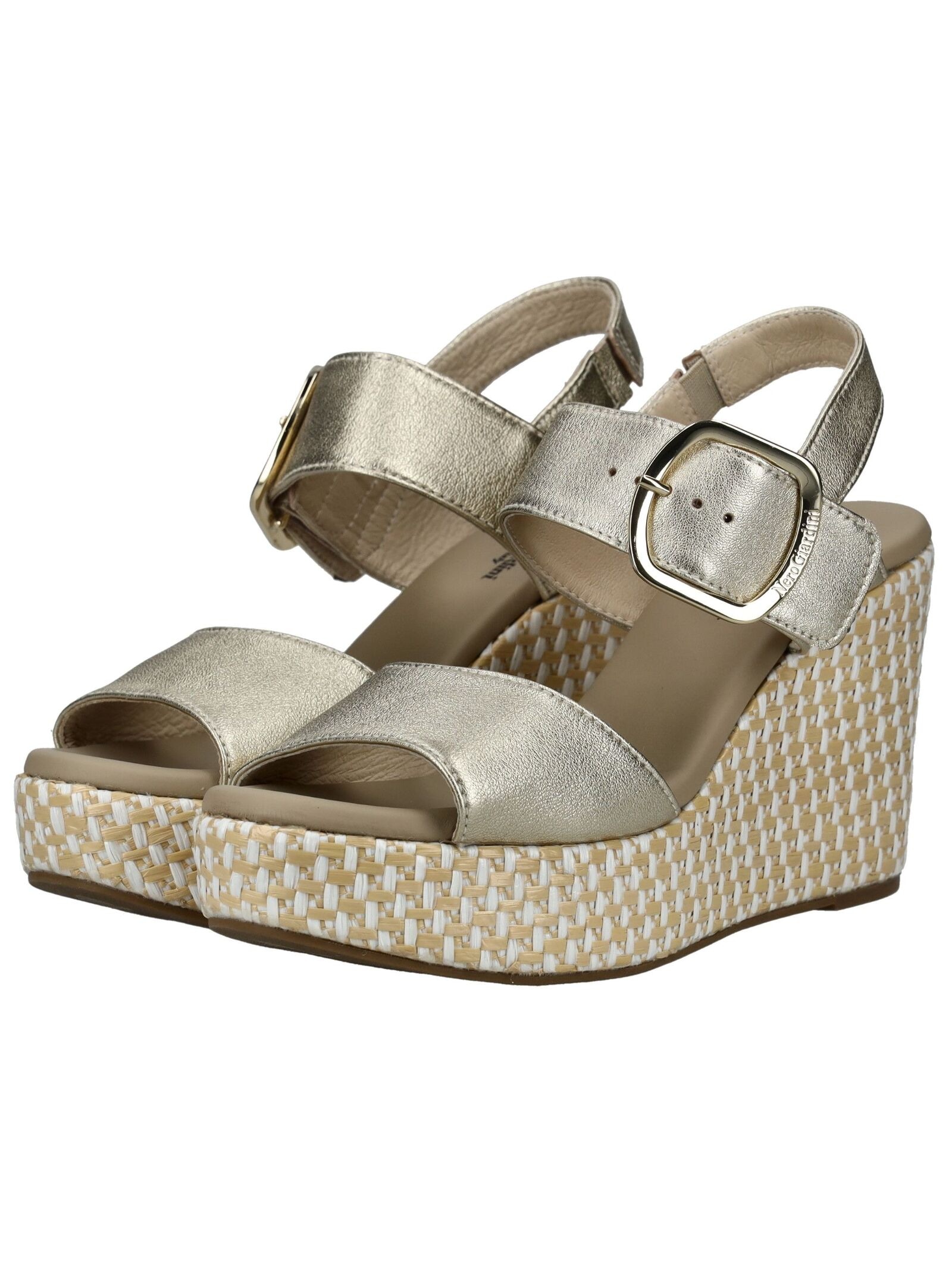 Nero Giardini Keilsandalette »Nero Giardini Sandalen Leder«