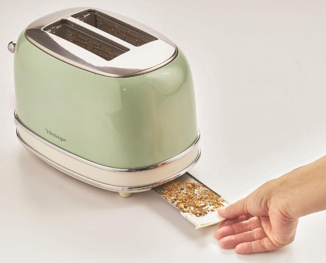 Ariete Toaster »Vintage« 2 kurze Schlitze für 2 Scheiben 810 W