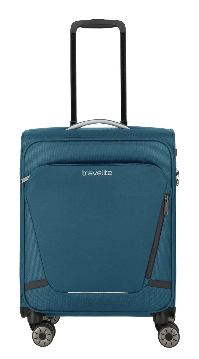 TRAVELITE Handgepäck-Trolley "JETPACK Multi Light 4 Cabin, konzipiert für Condor & Ryanair", blau, Polyester, unifarben mit Farbeinsätzen, Koffer,