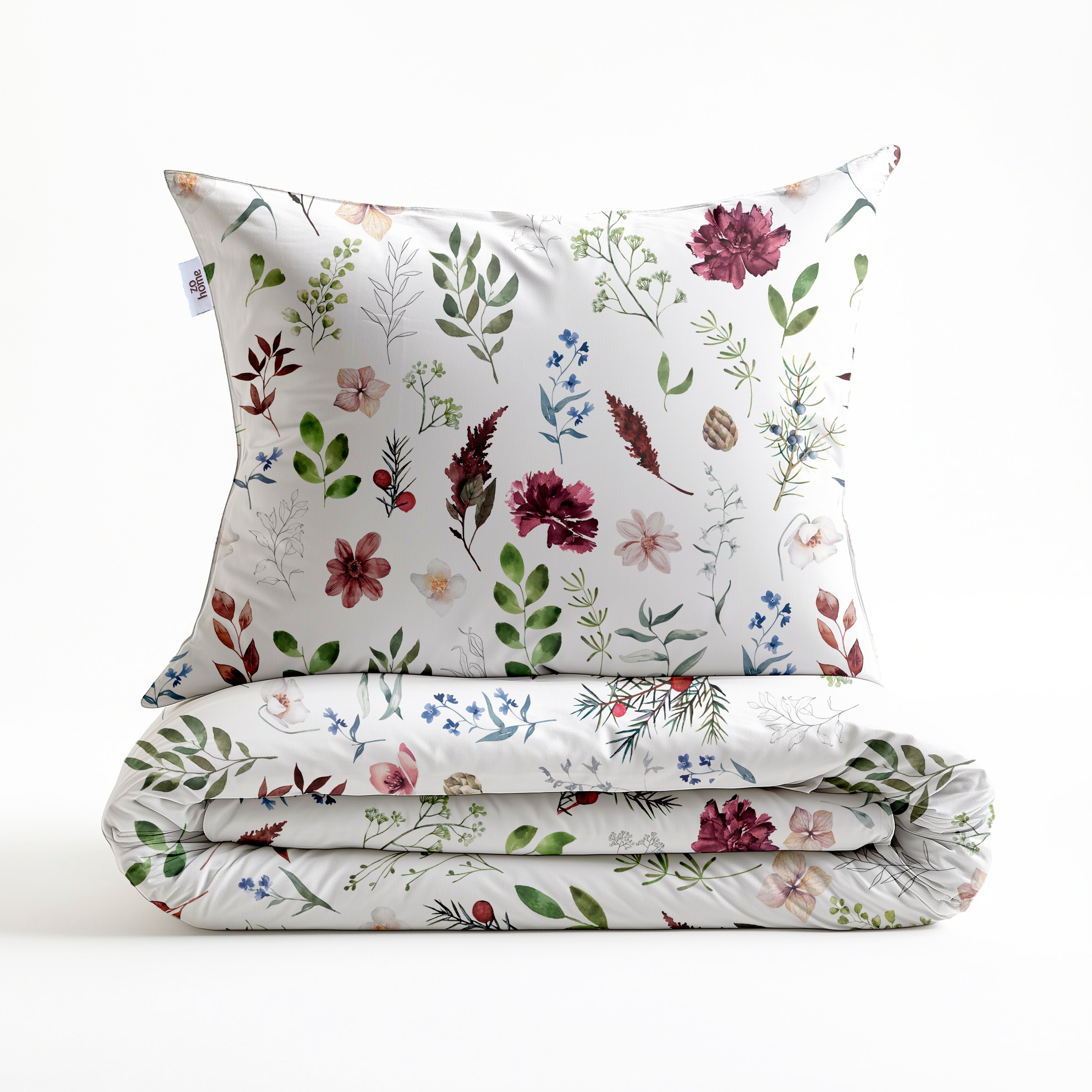 ZO HOME Bettwäsche »Zohome Bettwäsche Baumwolle Flanell Celeste« 2 Bettwäsche aus 100% Baumwolle, hochwertige Flanell, ab 135x200 cm.