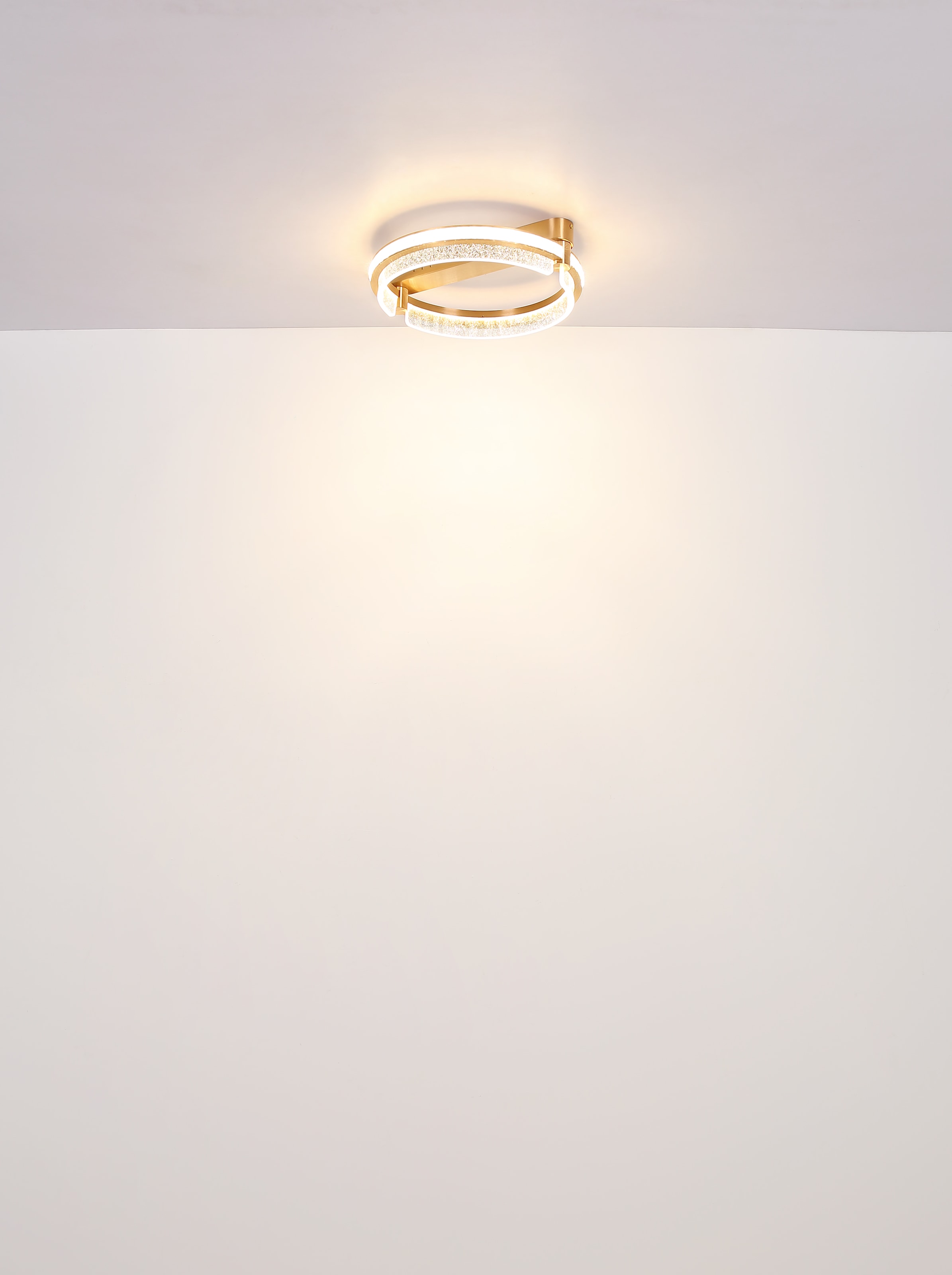 GLOBO LIGHTING LED Deckenleuchte »BLONDIE«, Leuchtmittel LED-Modul | LED fest integriert, Deckenlampe/rund/Wohnzimmer/Schlafzimmer/elegant