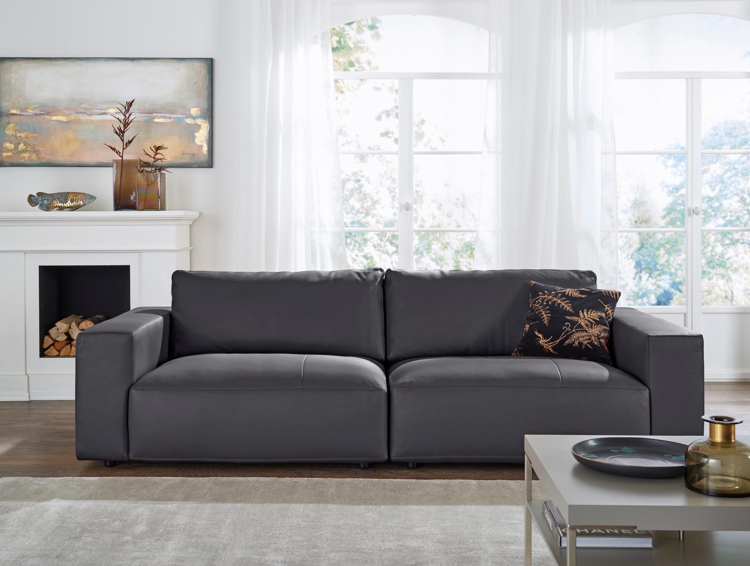 Musterring Big-Sofa »LUCIA«, in vielen Qualitäten und 4 unterschiedlichen Nähten, 3-Sitzer