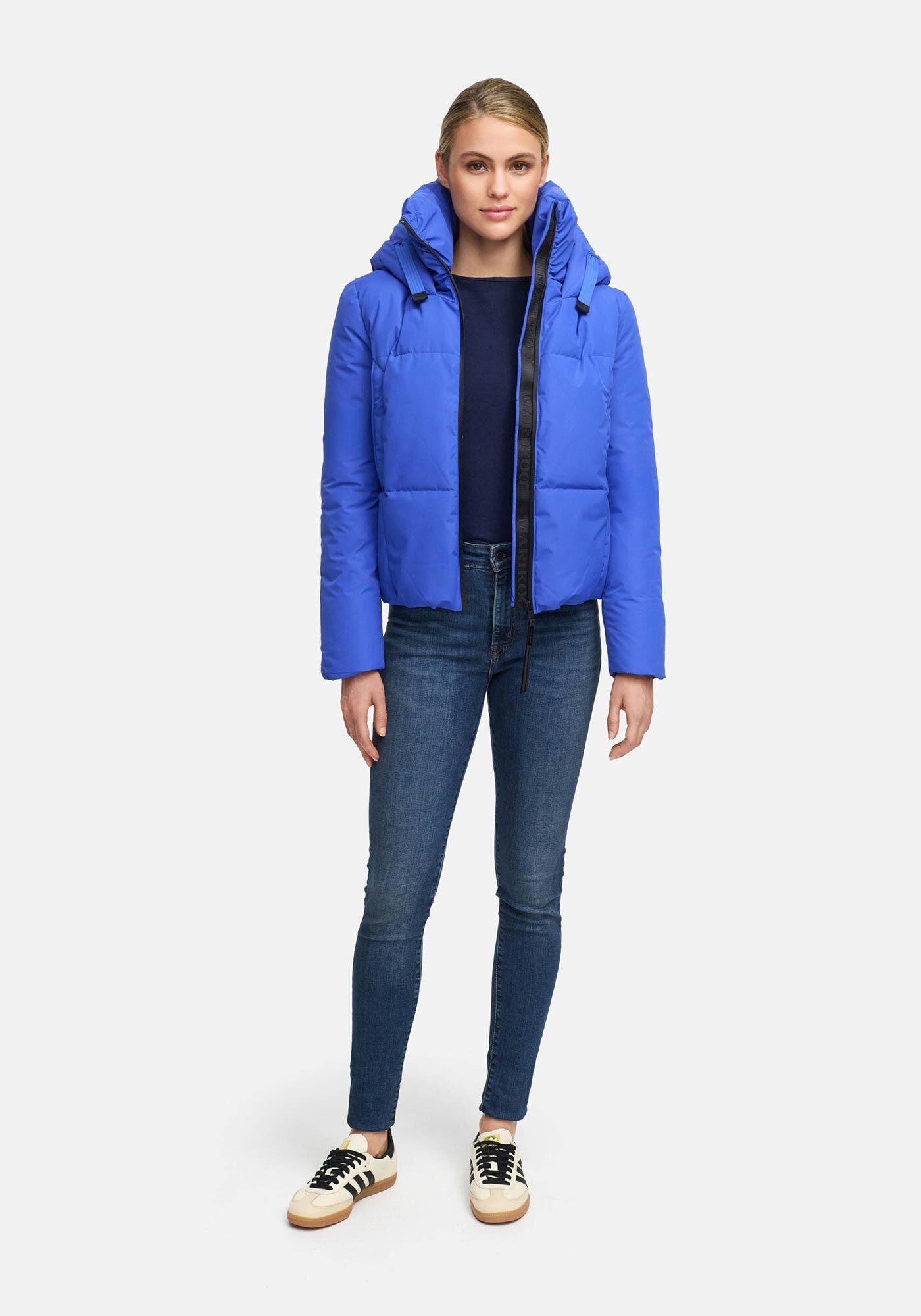 Marikoo Winterjacke "Ninikaa" kurze Winterjacke mit extra hohem Windschutzk günstig online kaufen