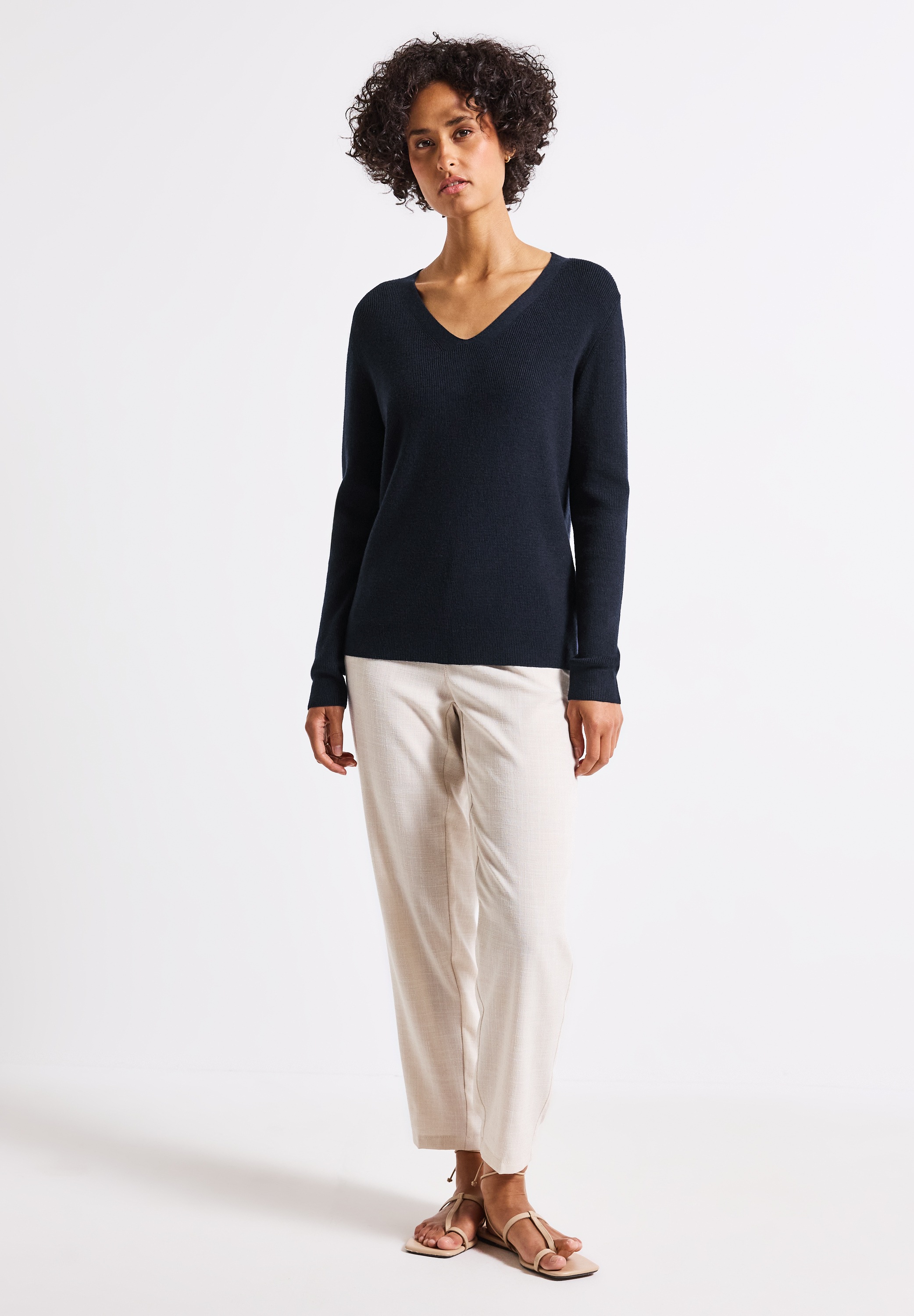 Thumbnail - STREET ONE Strickpullover, aus softem Materialmix