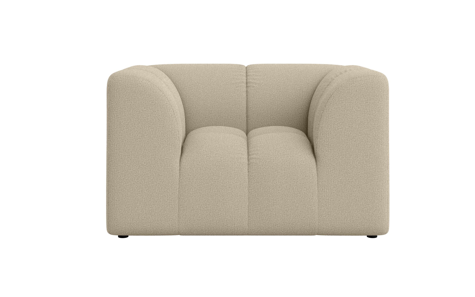 OTTO home Sessel "TUURE Verlässliche Qualität, moderne Steppung, Breite 134cm" Bubble Optik, hoher Sitzkomfort, Wellenunterfederung