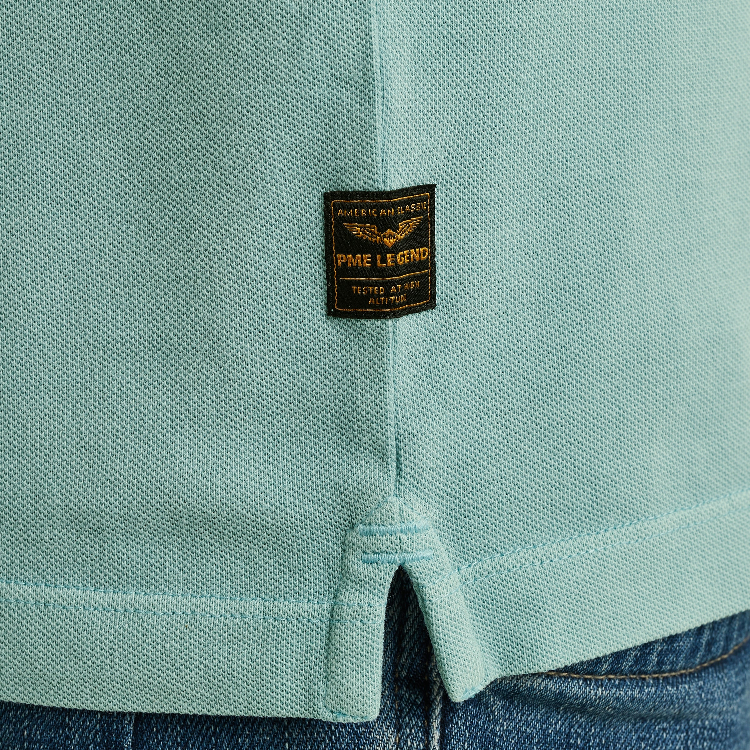 PME LEGEND Poloshirt »Short sleeve polo garment dyed pique«, mit Logo Stickerei