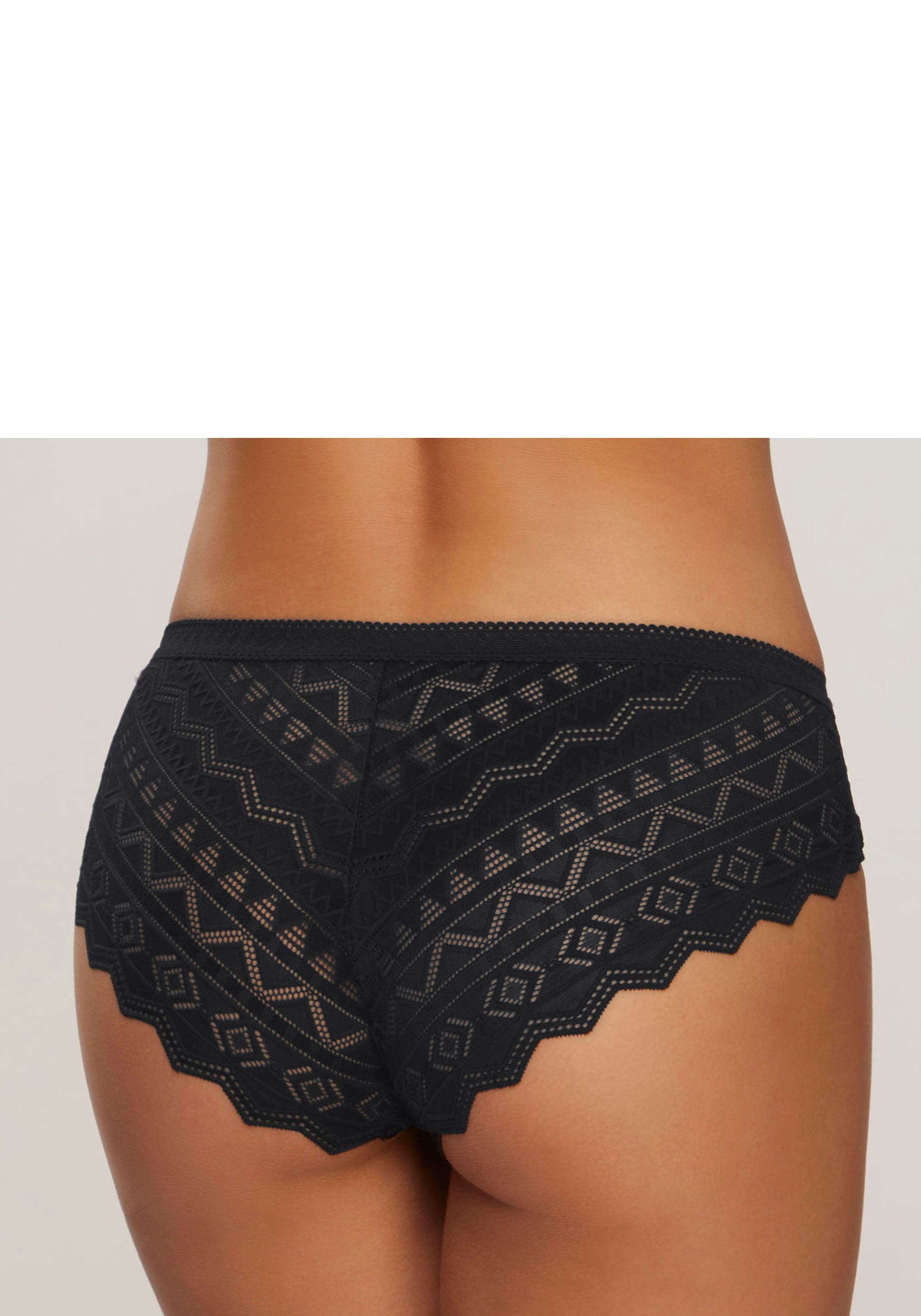 s.Oliver Slip »Romane«, mit graphischer Spitze in transparenter Optik