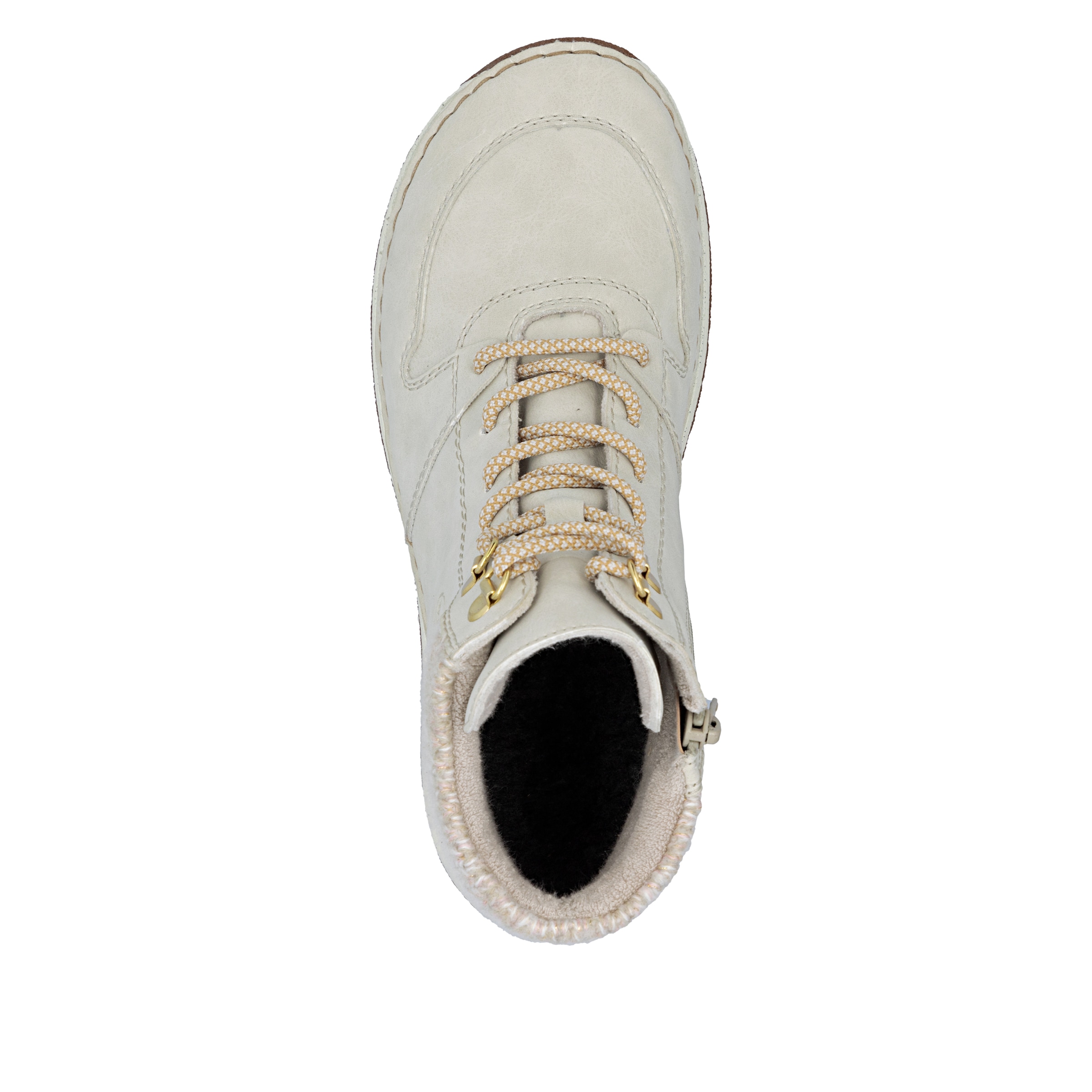 Rieker Schnürboots  High Top-Sneaker, Herbstschuh mit seitlicher Logoprägung