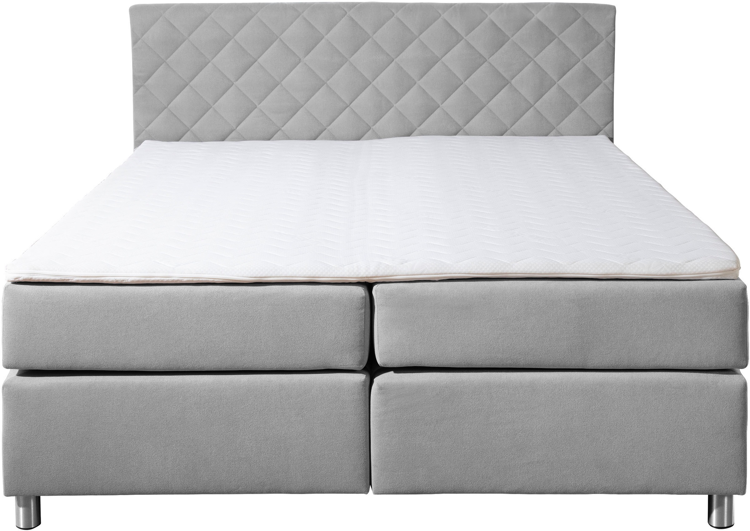 Thumbnail - Home affaire Boxspringbett "Bernard, in verschiedenen Breiten" inkl. Topper, Matratze in H2, H3 oder H4 erhältlich