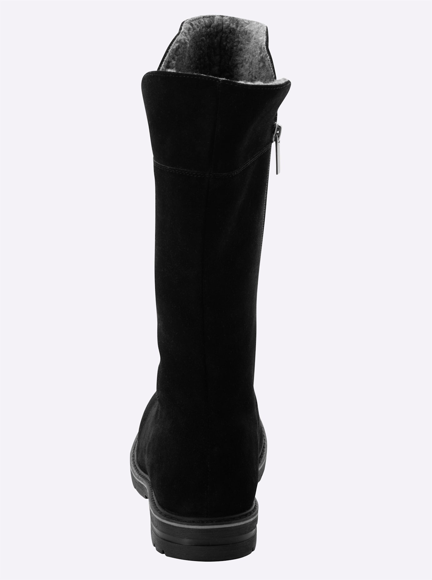 Sheego Wide Shaft Boots Black Size 44 2