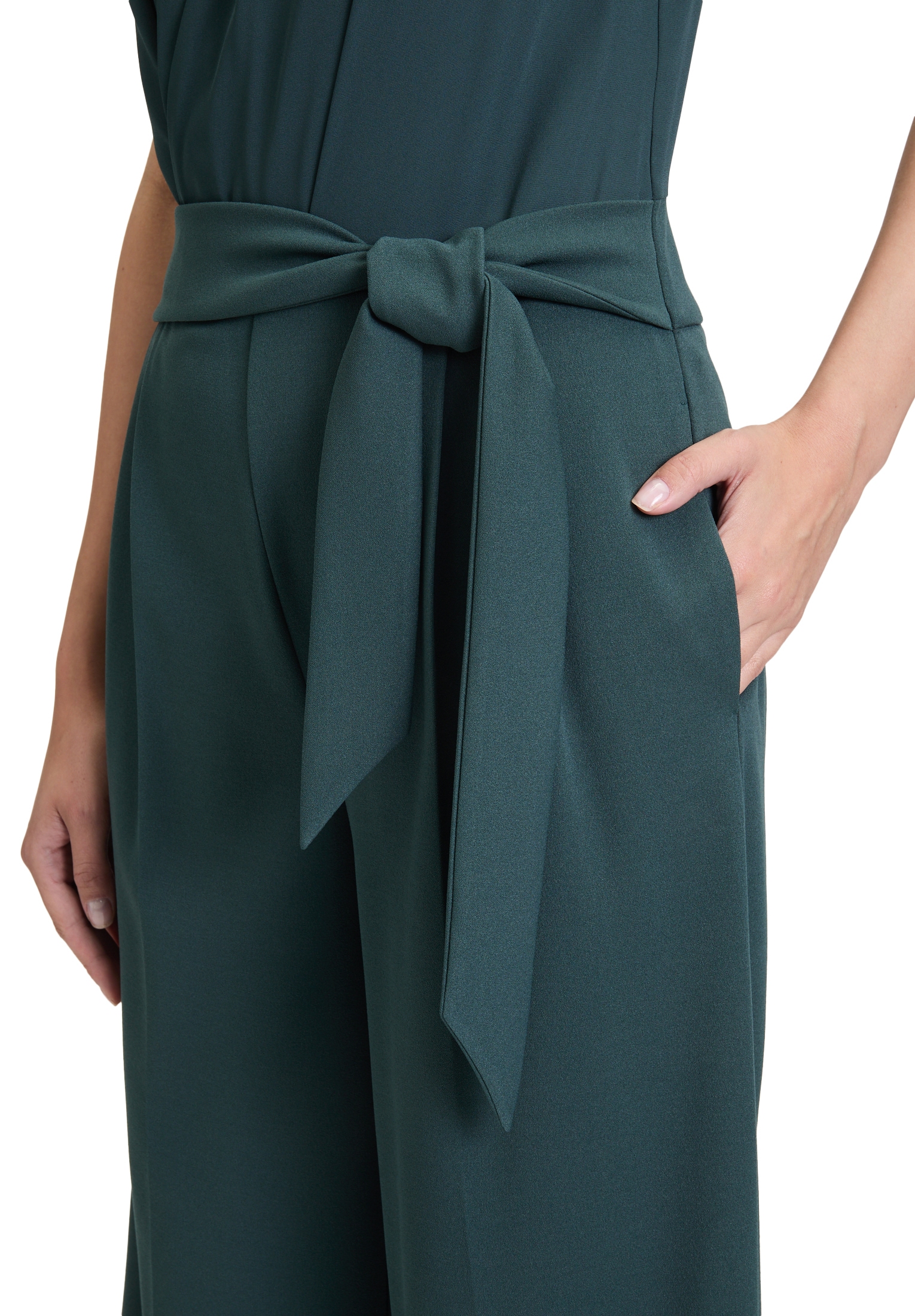 Vera Mont 7/8-Overall »Vera Mont Jumpsuit mit Bindegürtel«, (1 tlg.)