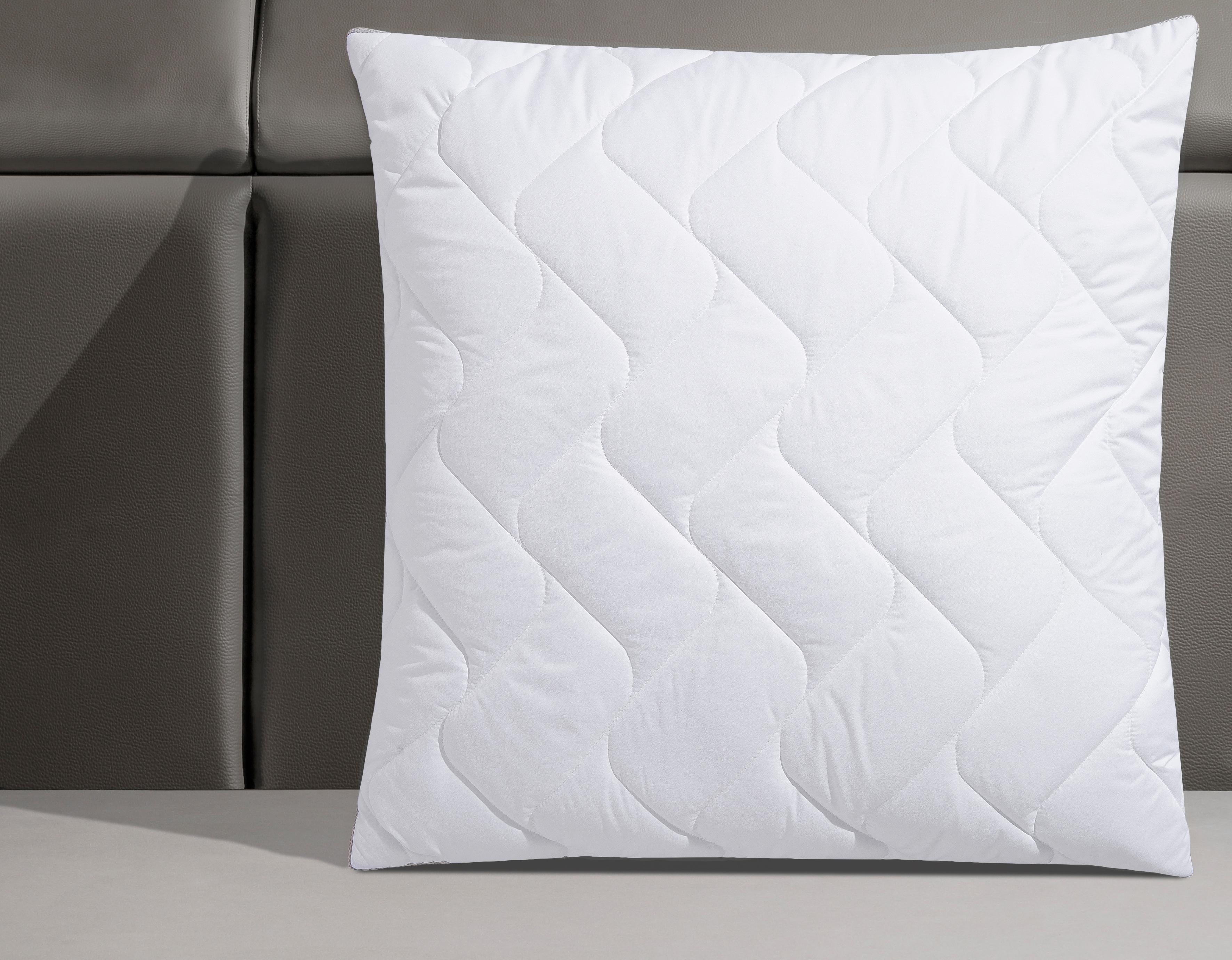 Thumbnail - fan Microfaserkissen "Climacontrol II m. Baumwollbezug" 1 Stk. tlg. Microfaserkopfkissen mit Lüftungsband, 40x80 oder 80...