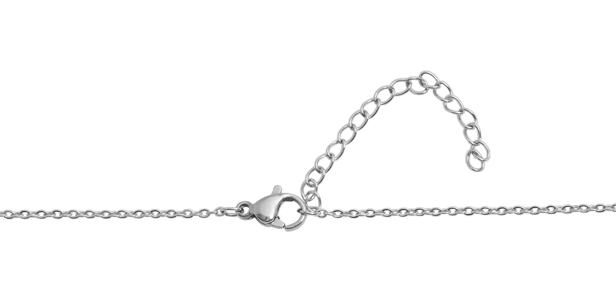 Adelia´s Kette ohne Anhänger »Damen Halskette – Ankerkette aus Edelstahl 43 cm« Ideal als Geschenk für besondere Anlässe