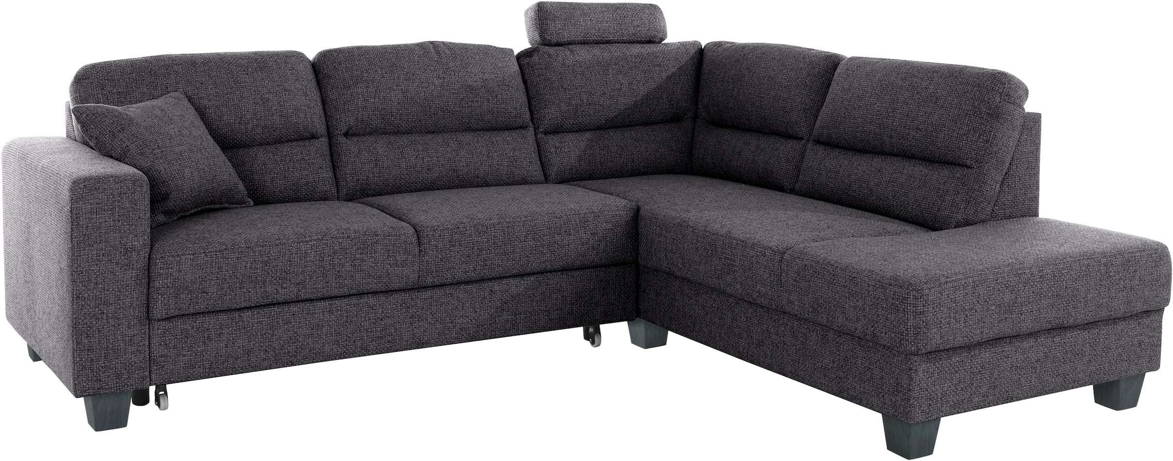 TRENDMANUFAKTUR Ecksofa »Chamber, L-Form«, inklusive einer Kopfstütze, wahlweise mit Schlaffunktion