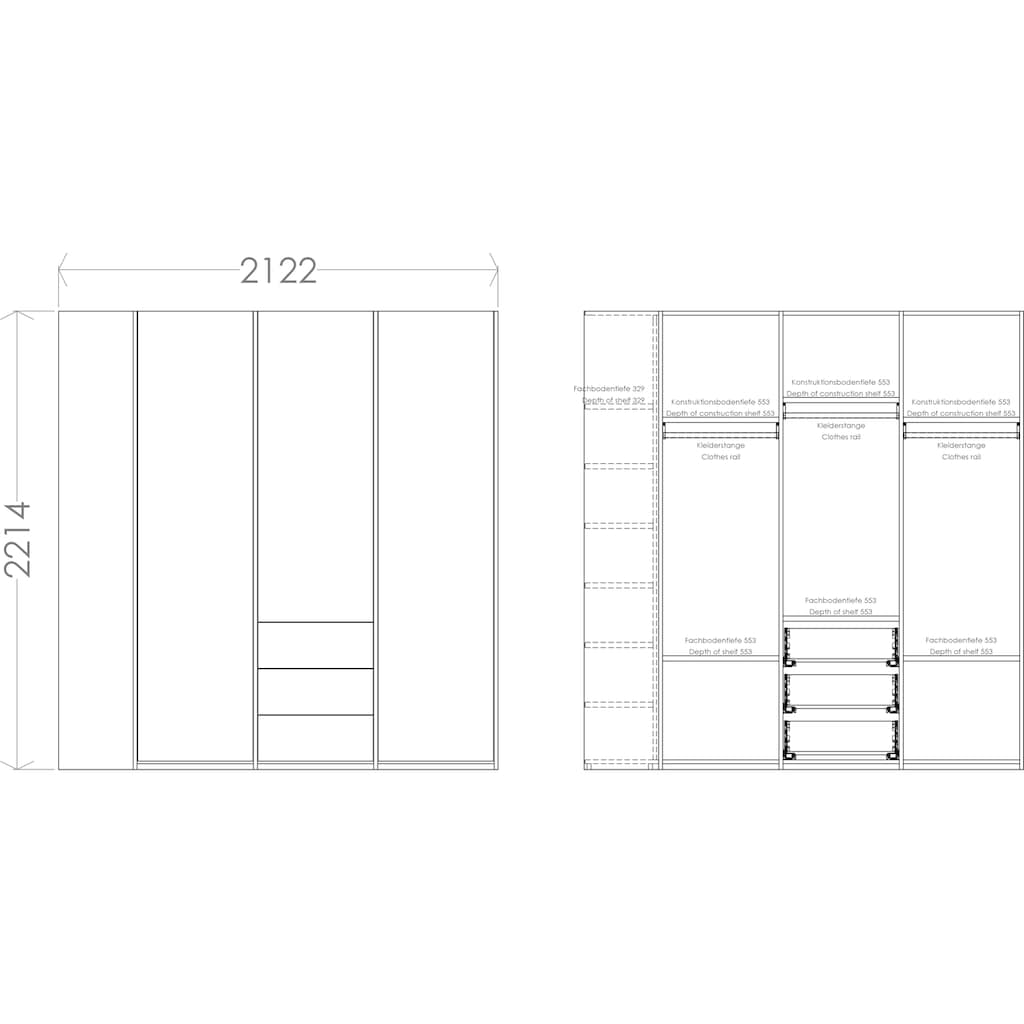 Müller SMALL LIVING Kleiderschrank »Modular Plus Variante 3«