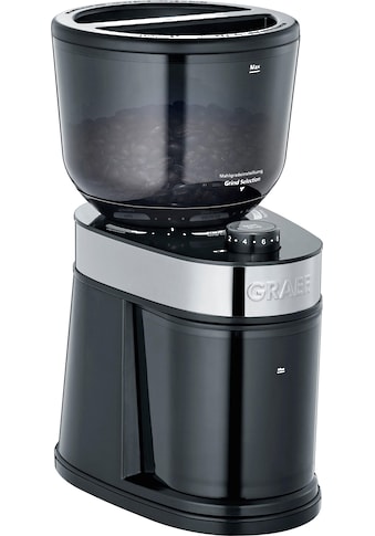 Graef Kaffeemühle »CM 202, schwarz«, 130 W, Scheibenmahlwerk, 225 g Bohnenbehälter kaufen