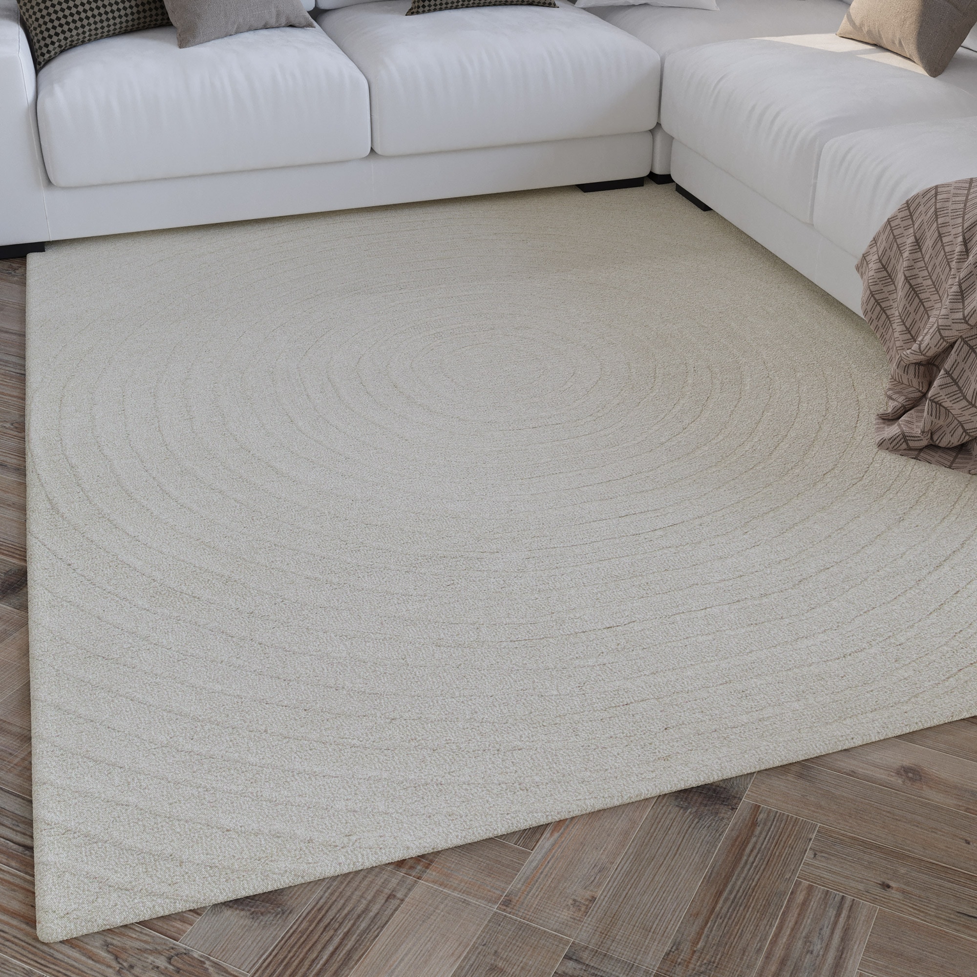 Wecon home Wollteppich "Hamptons NINETEEN" rechteckig 15 Höhe Läufer, Schur günstig online kaufen