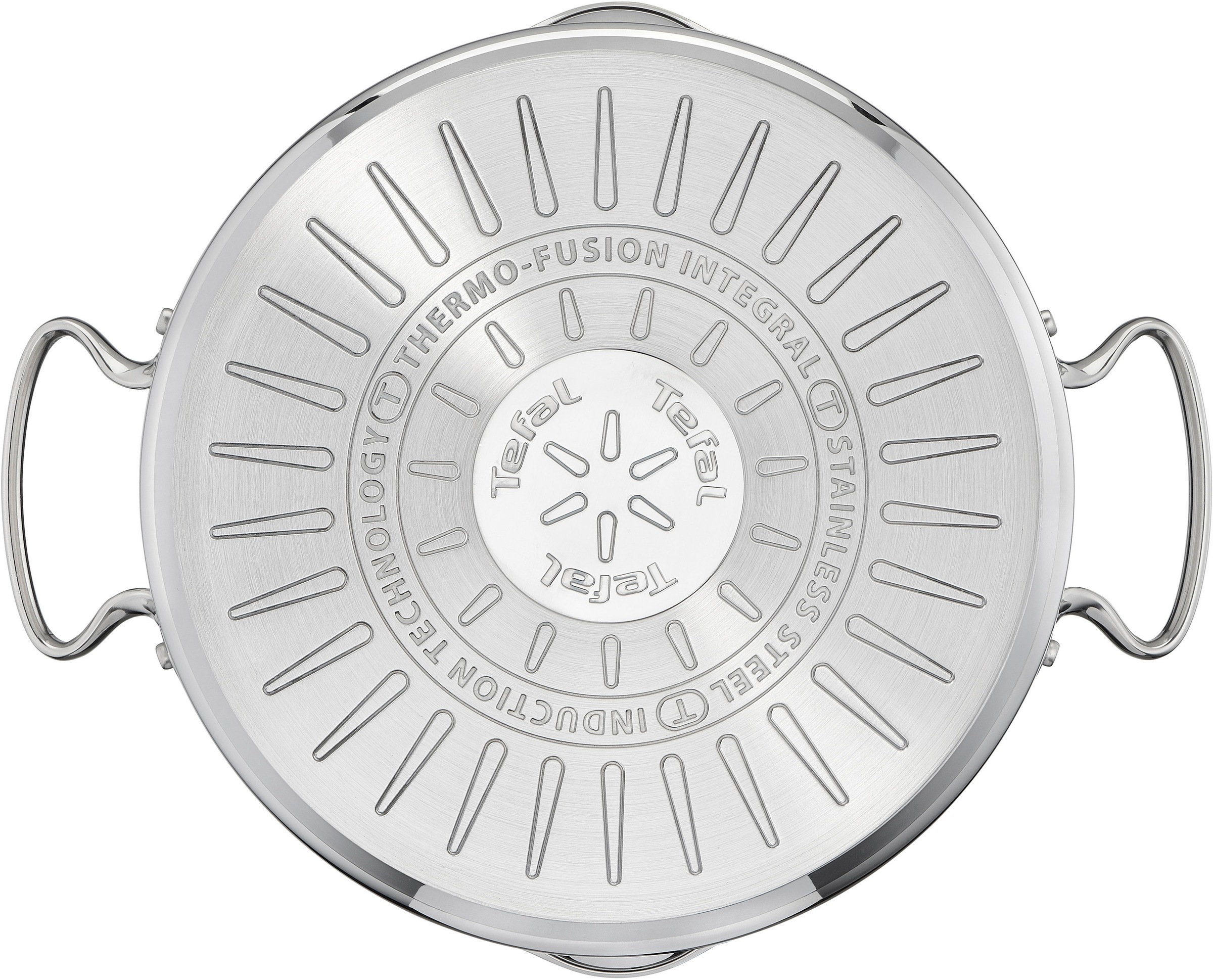 Tefal Kochtopf »Duetto+«, Edelstahl 18/10, hochglanzpoliert, Glasdeckel mit Siebfunktion