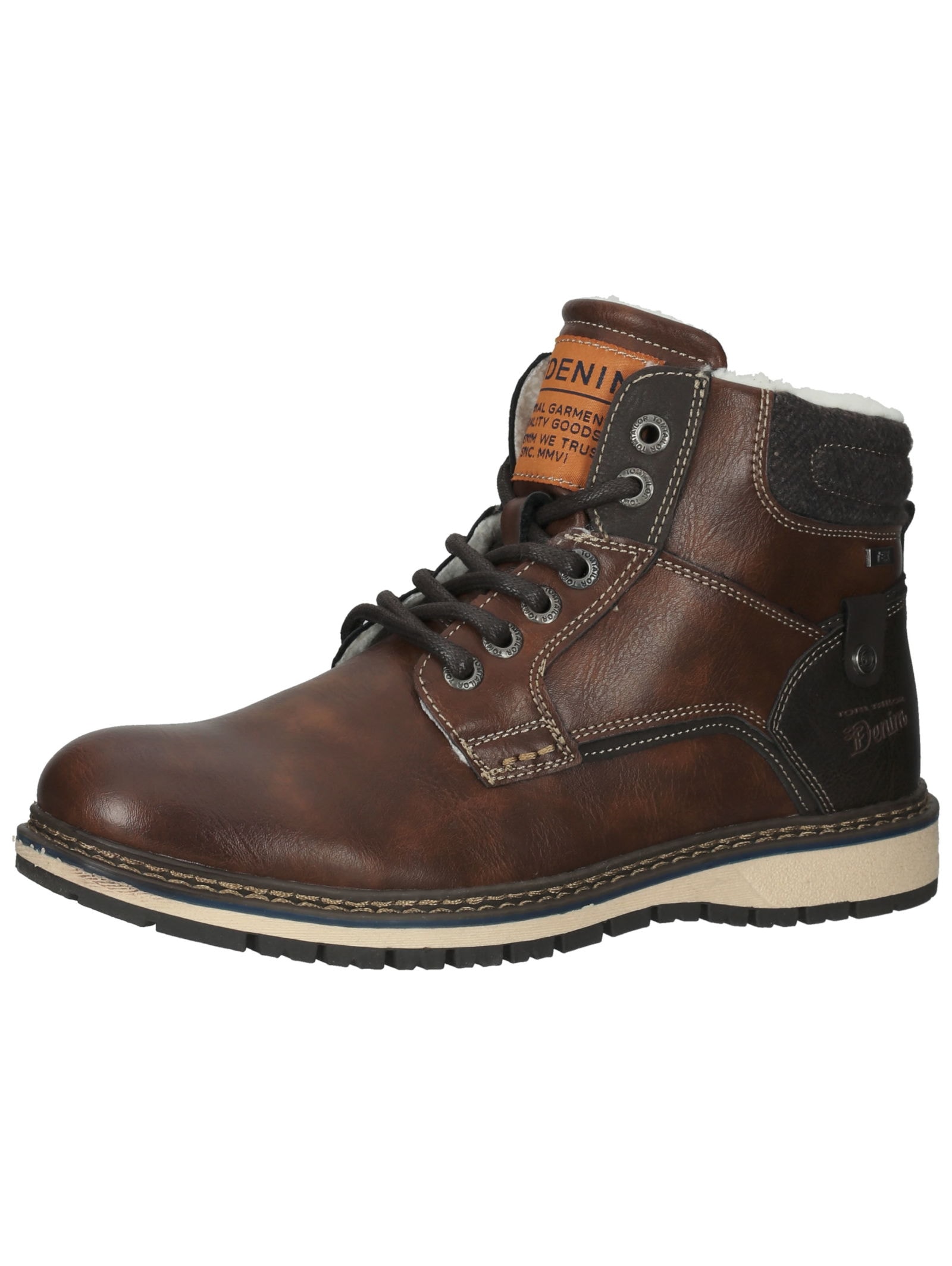 TOM TAILOR Schnürstiefelette "Tom Tailor Stiefelette PU" günstig online kaufen