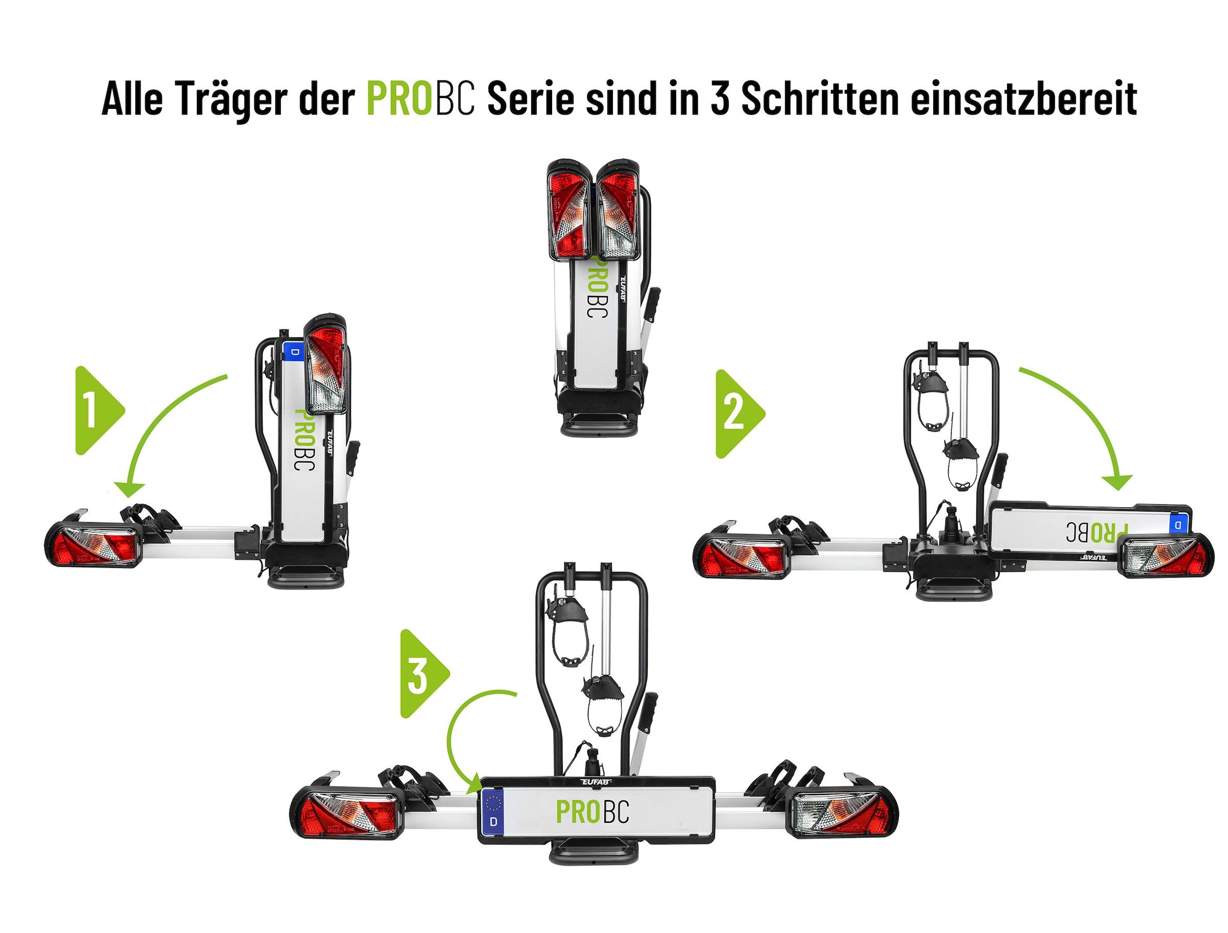 EUFAB Kupplungsfahrradträger »EUFAB 11601 Fahrradträger ProBC2+«