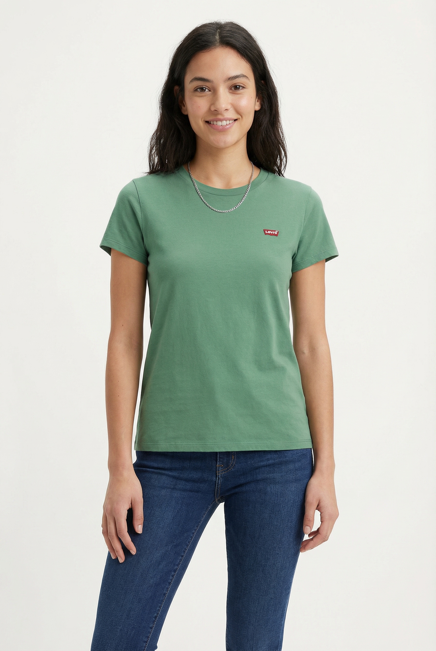 Levis "TEE Minilogo" mit kleiner Logostickerei