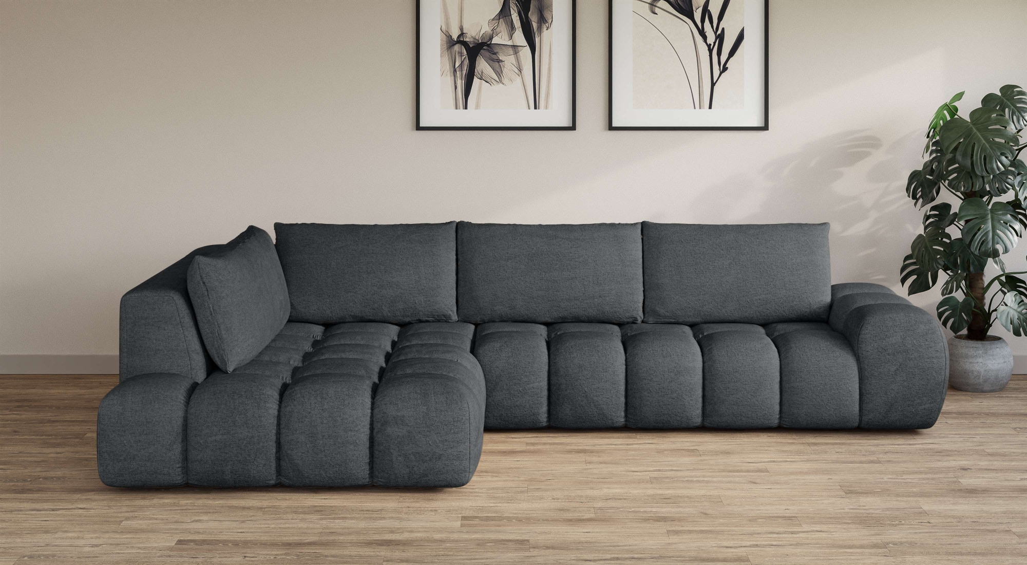INOSIGN Ecksofa "AZITA klein, L-Form, elegant und bequem Designsofa", lose günstig online kaufen