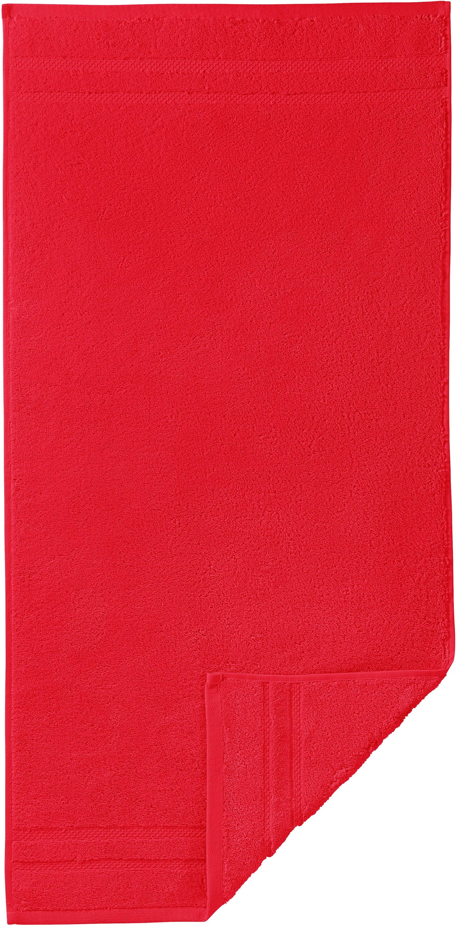 Egeria Gästehandtücher "Micro Touch", (3 St.), Streifenbordüre, extrem saugfähig & flauschig, 100% Baumwolle